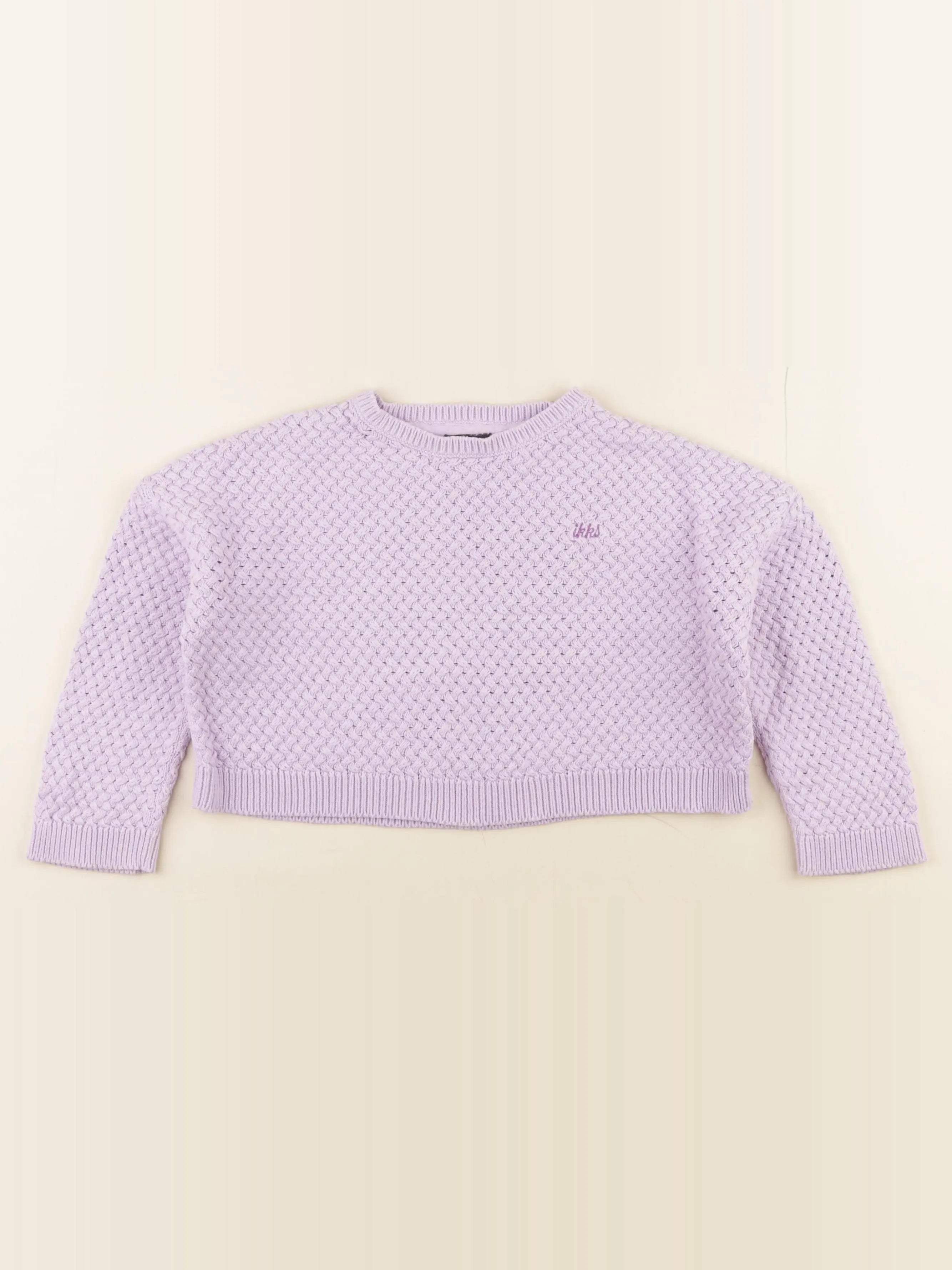 IKKS - pull court violet - 4 ans