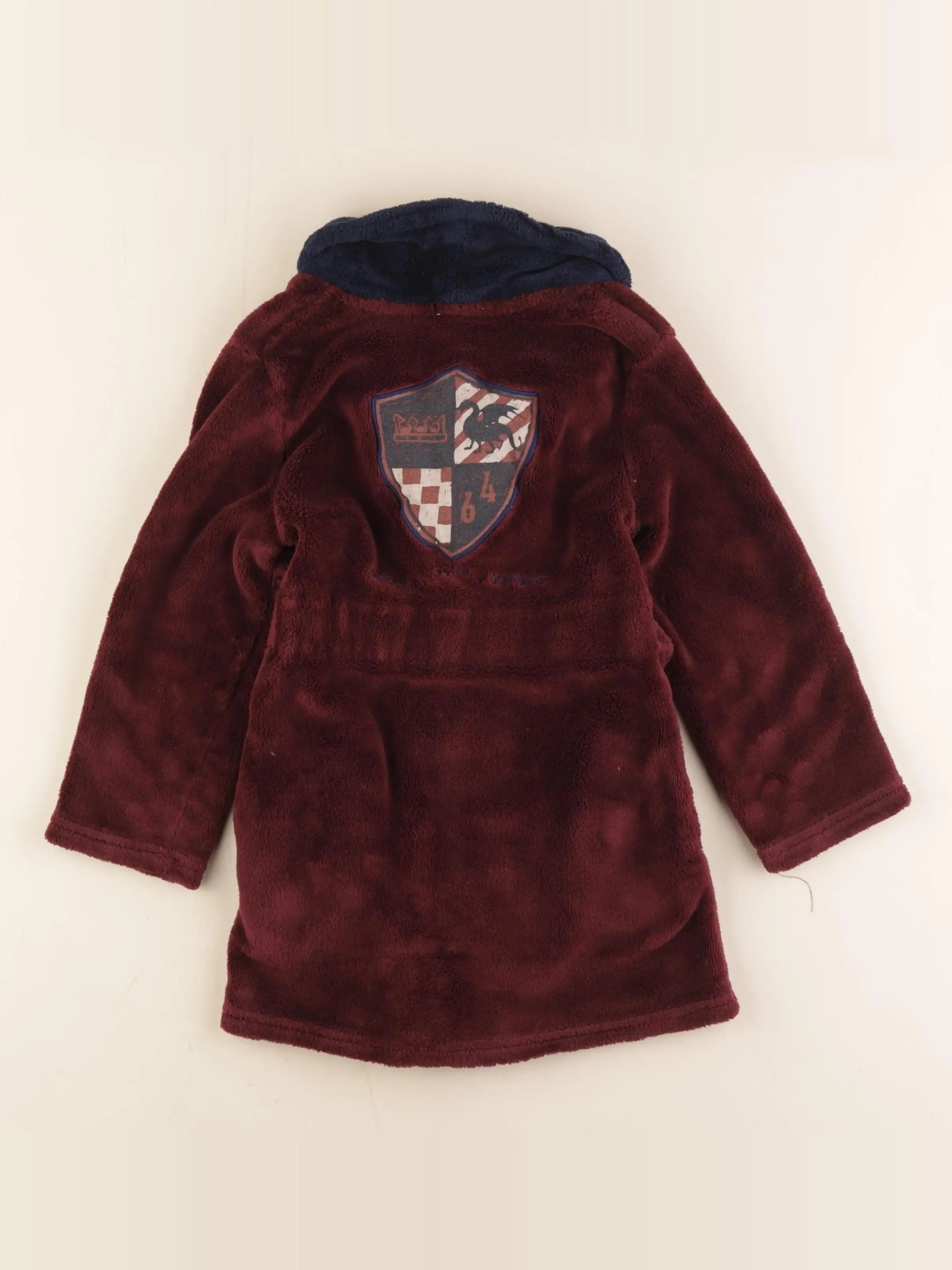 Vertbaudet - robe de chambre rouge, bleu - 4 ans