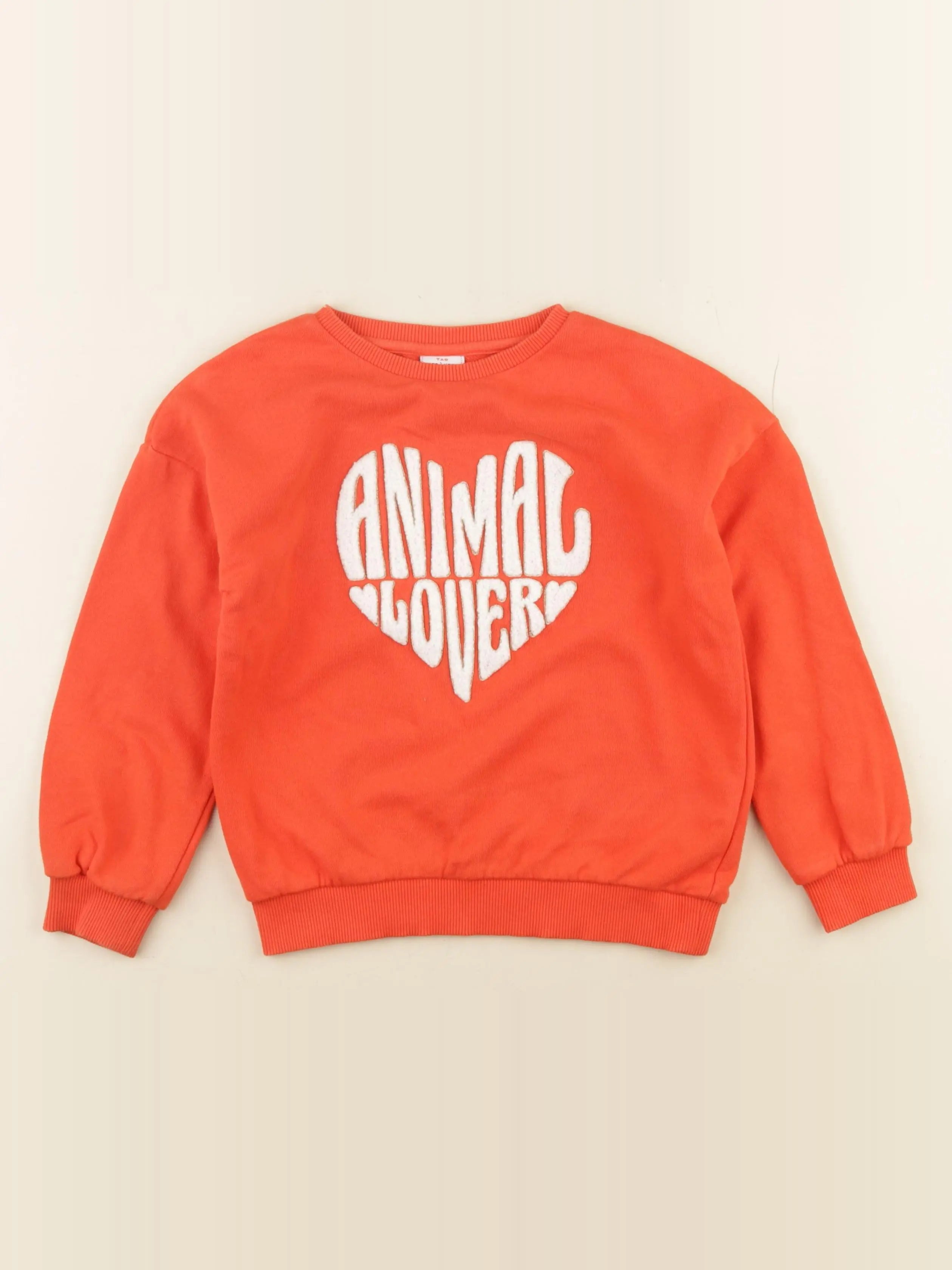 Tape à l'oeil - sweat orange - 6 ans