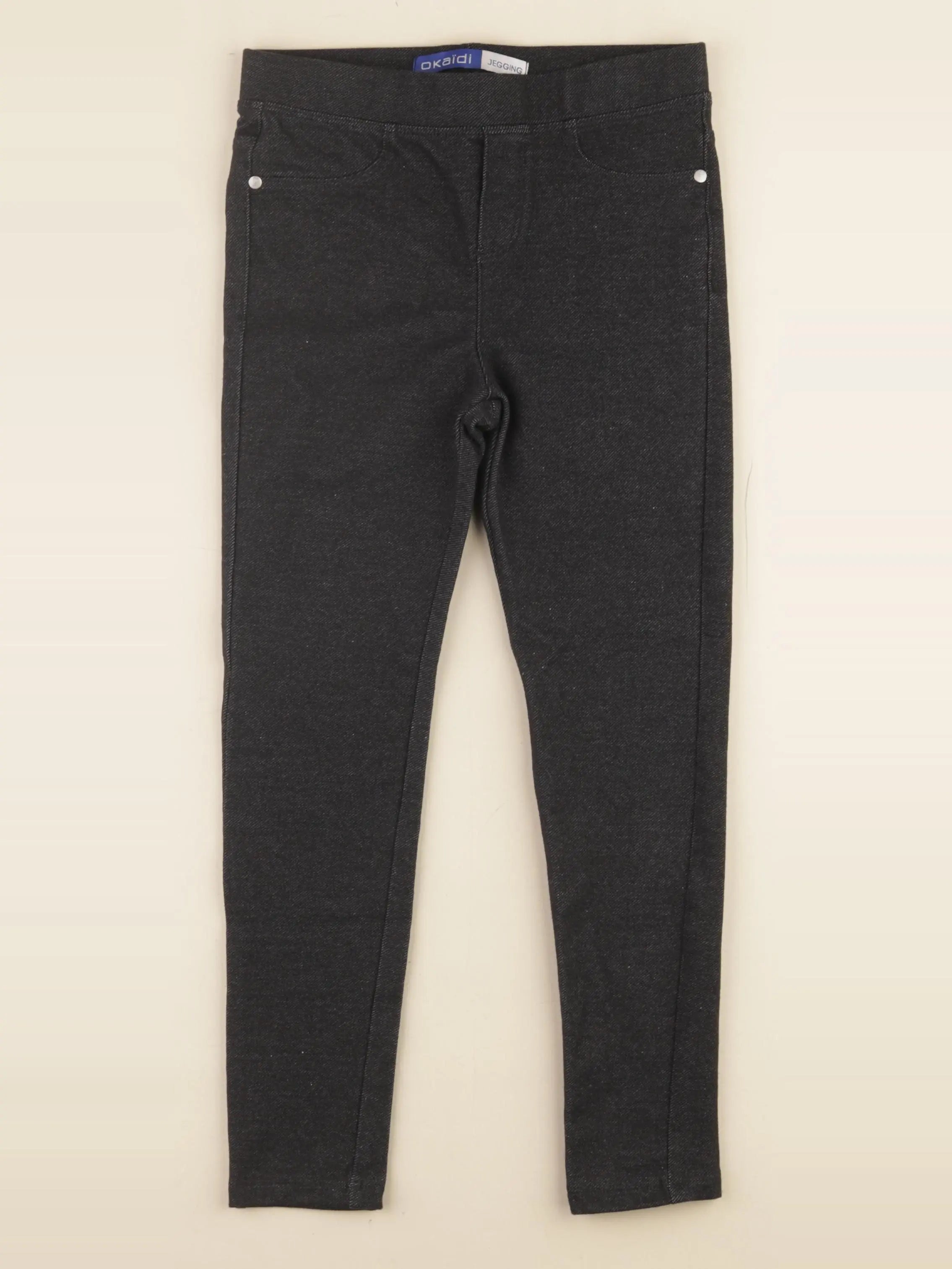 Okaidi - jegging noir - 7 ans