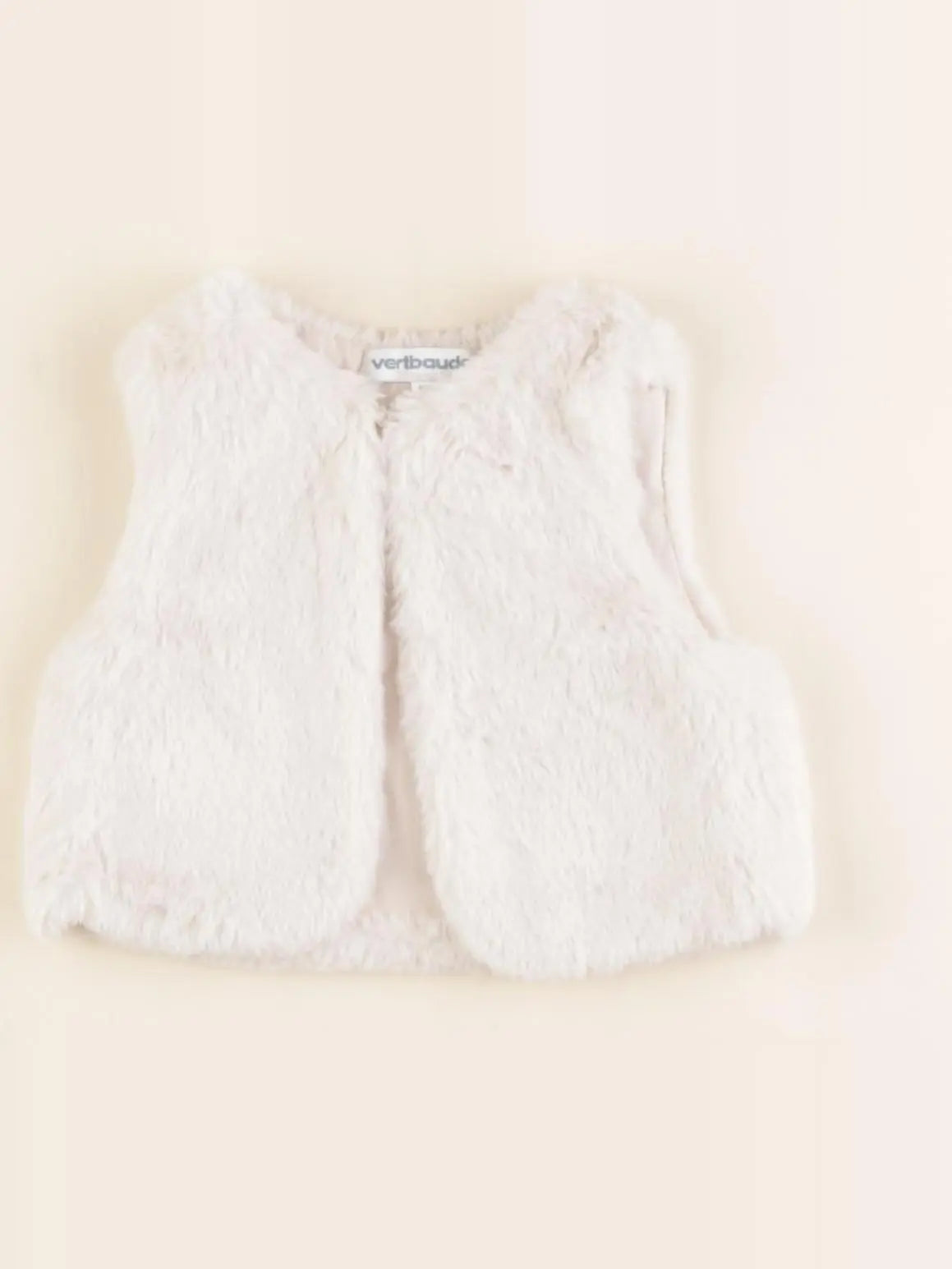 Vertbaudet - gilet blanc - 3 mois