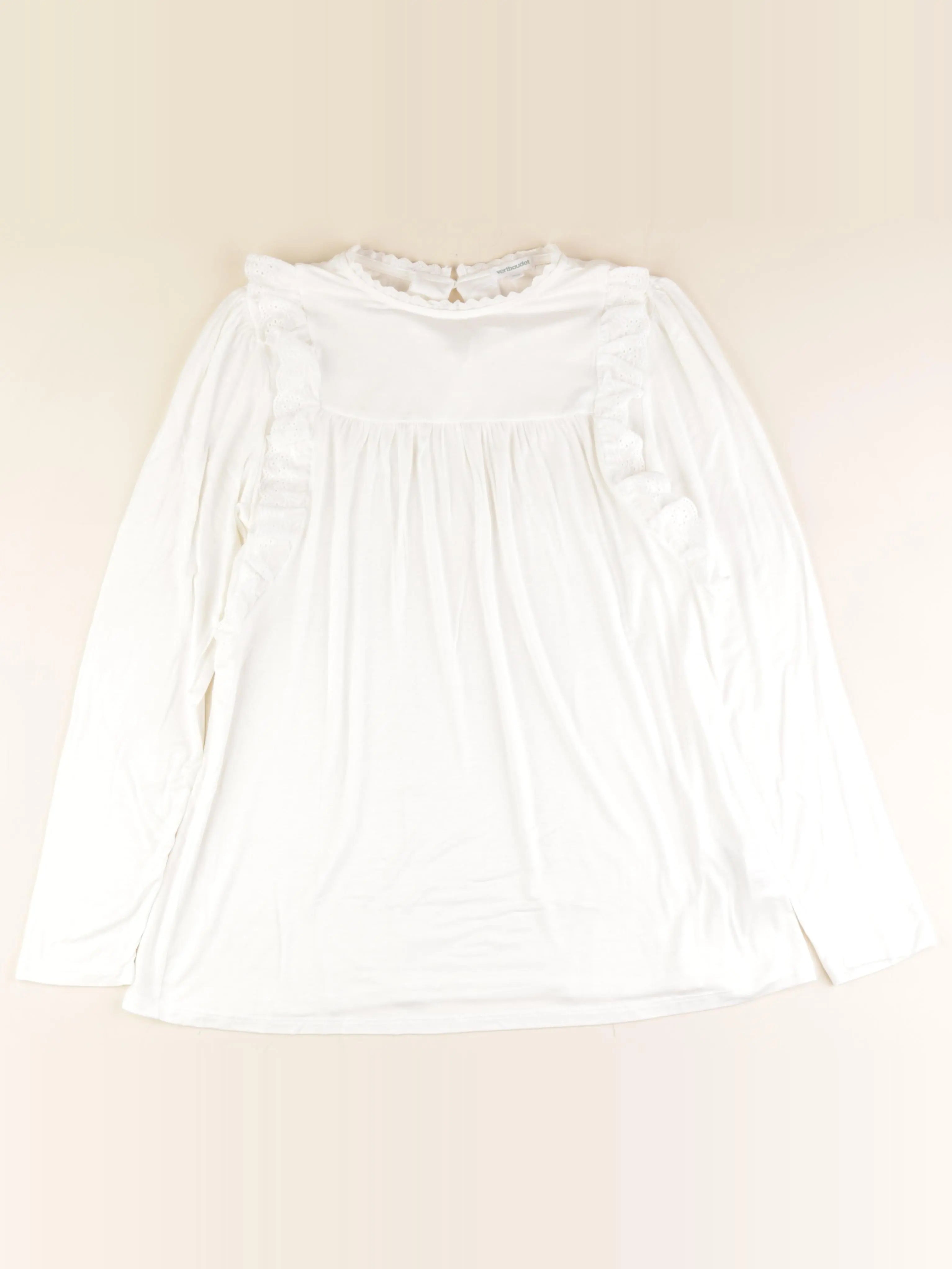 Vertbaudet - tee-shirt grossesse blanc - 34 à 36