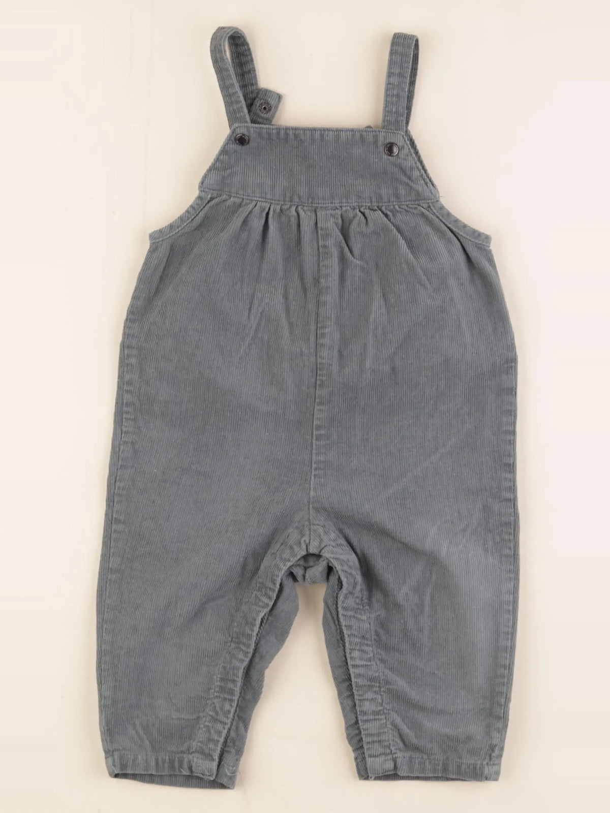 Vertbaudet - salopette gris - 12 mois