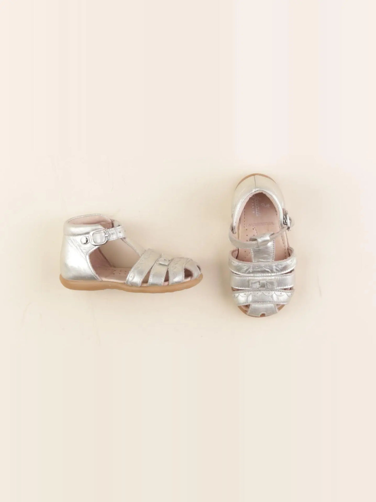 Jacadi - sandales argent - pointure 20