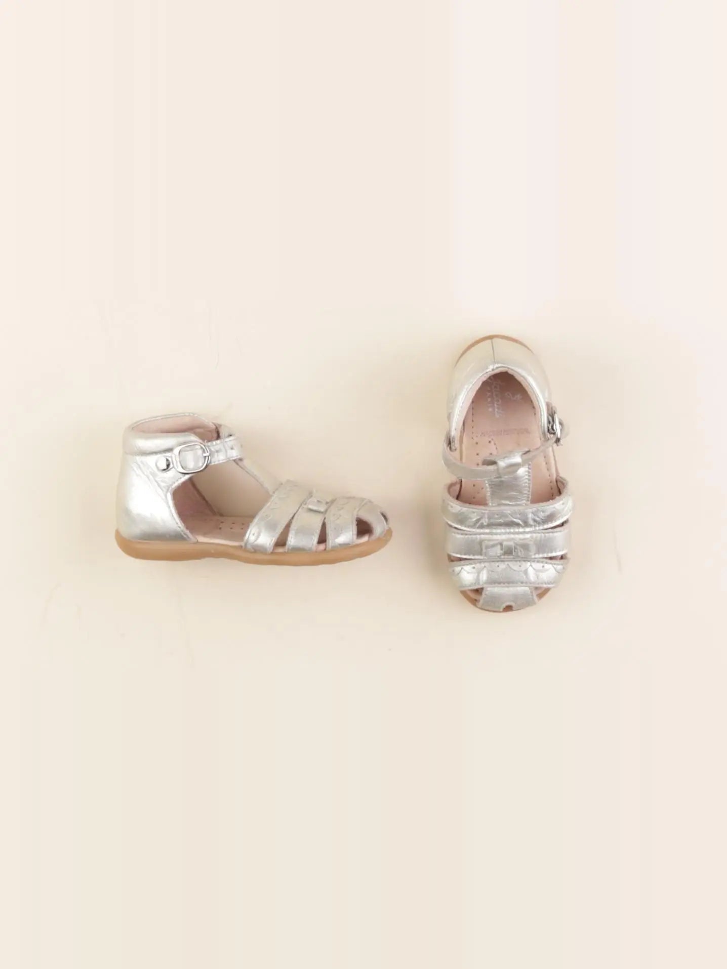 Jacadi - sandales argent - pointure 20