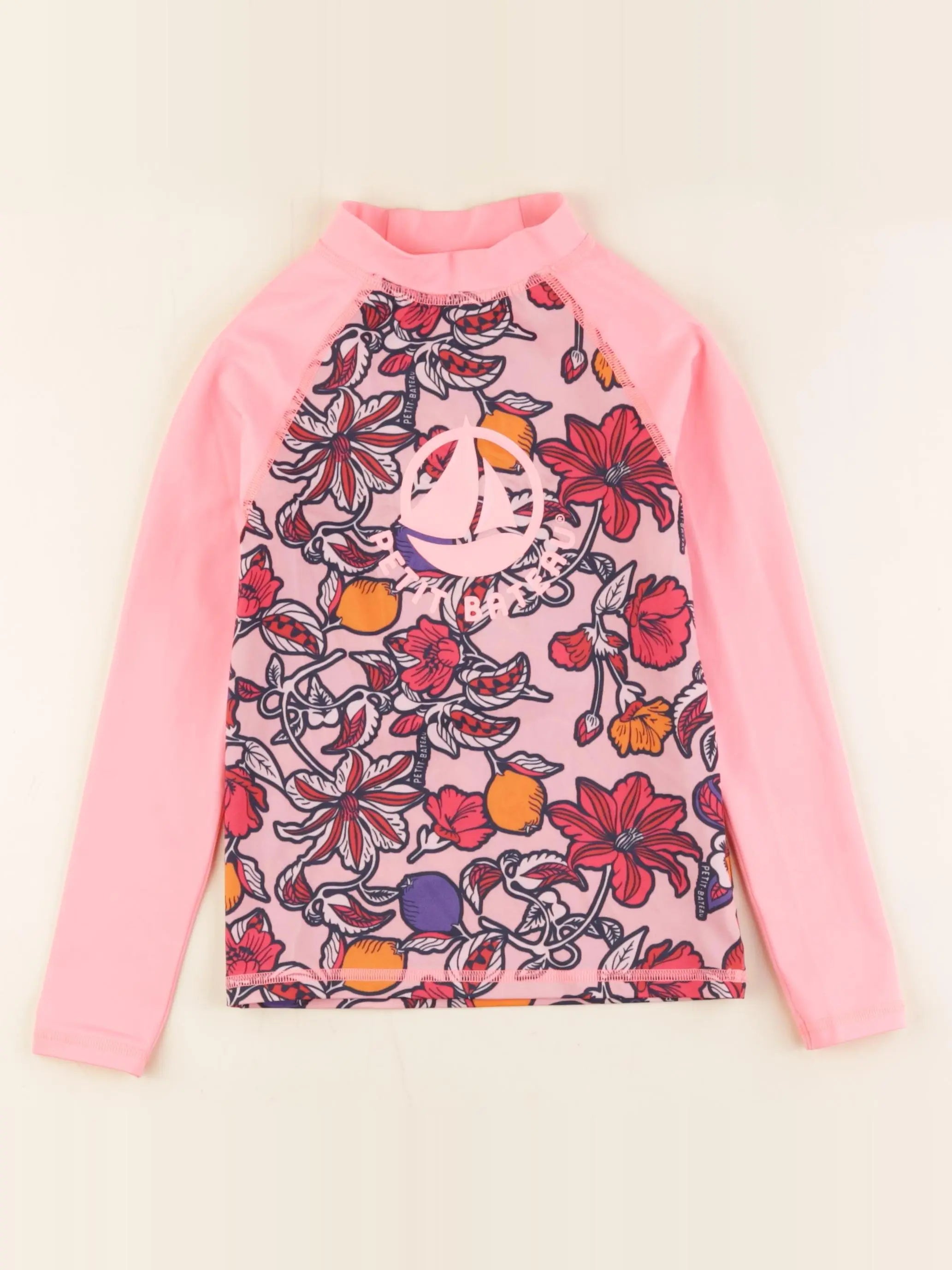 Petit Bateau - tee-shirt de bain multicolore - 6 ans