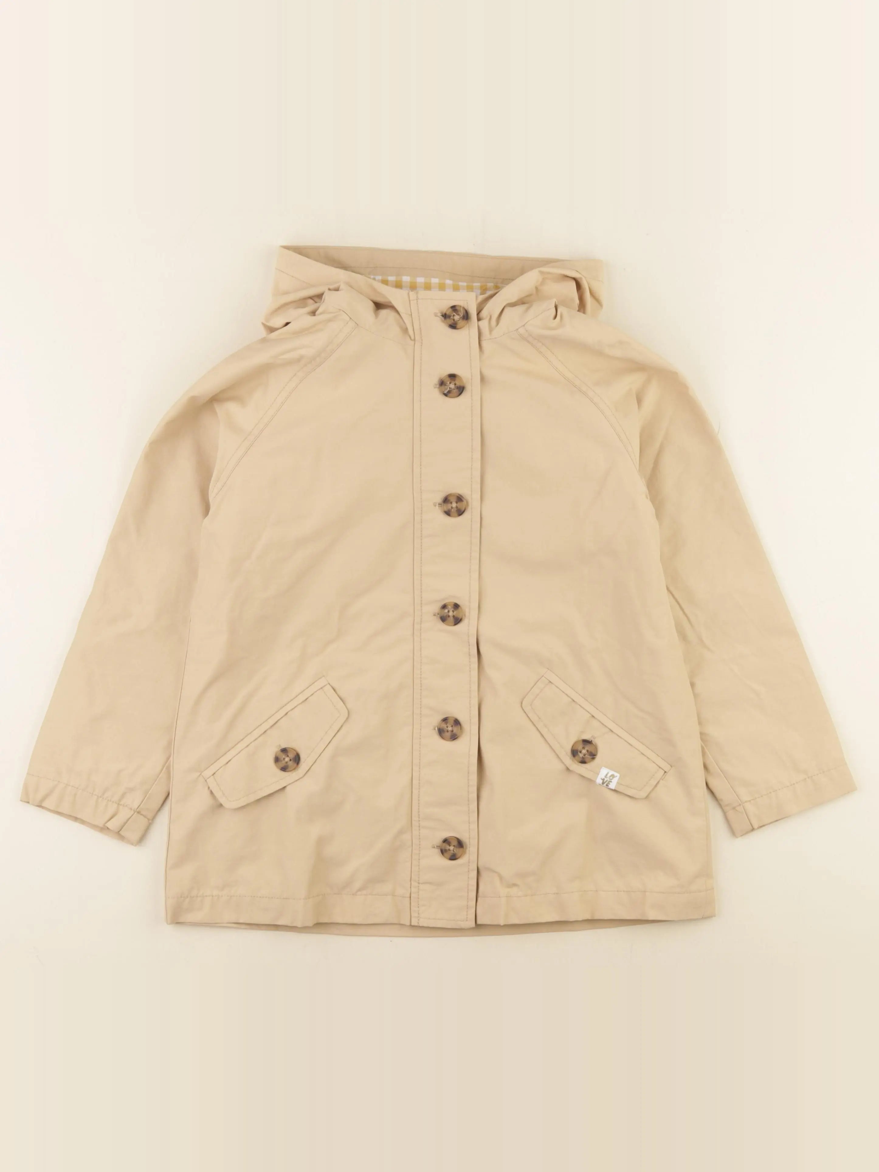 Vertbaudet - veste beige - 8 ans