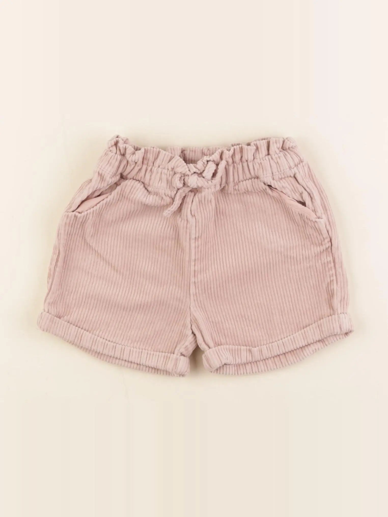 Vertbaudet - short rose - 18 mois