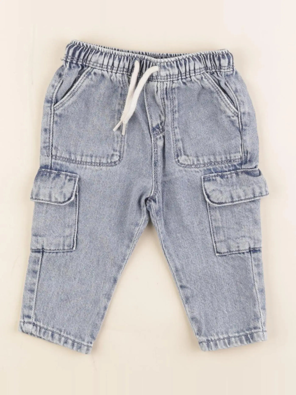 Vertbaudet - jean bleu - 9 mois