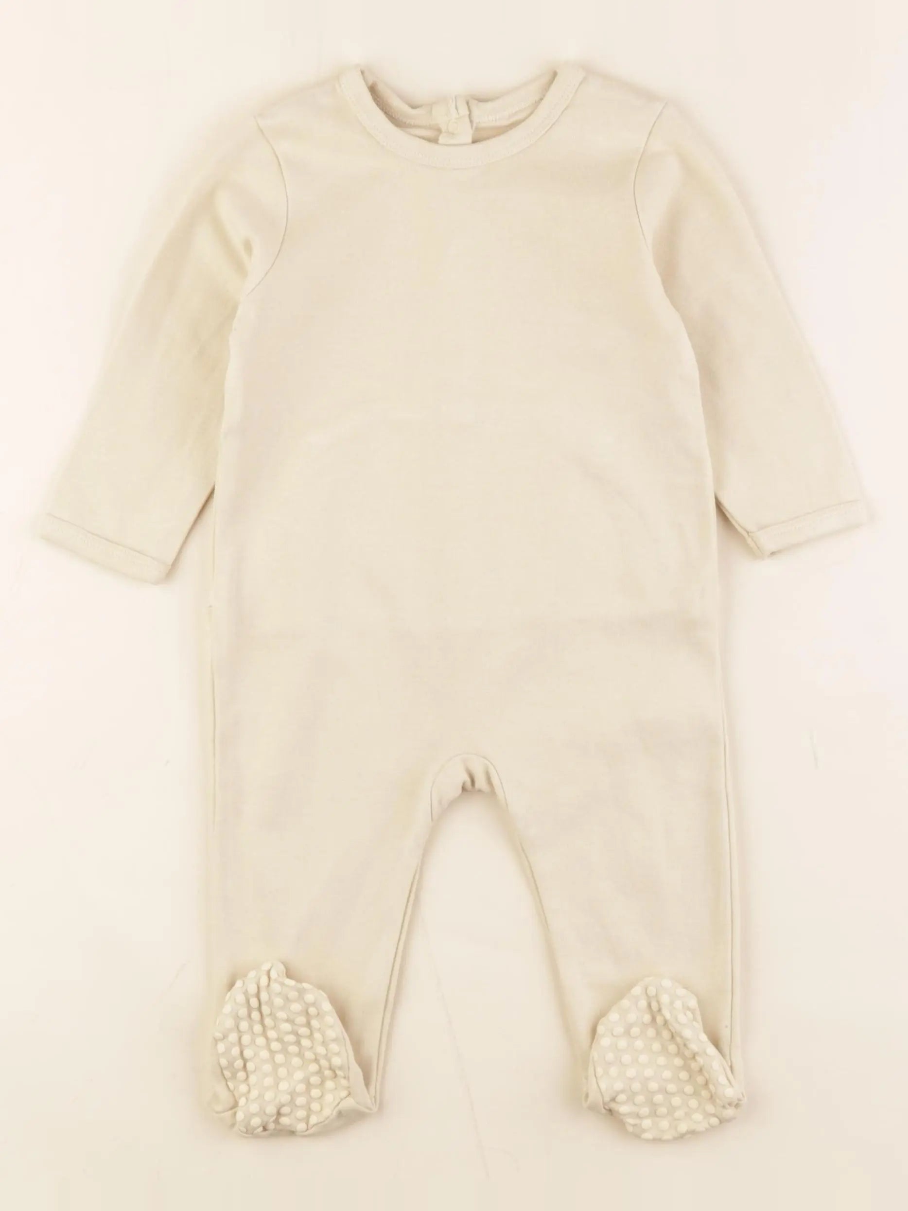 Vertbaudet - pyjama coton jaune - 9 mois