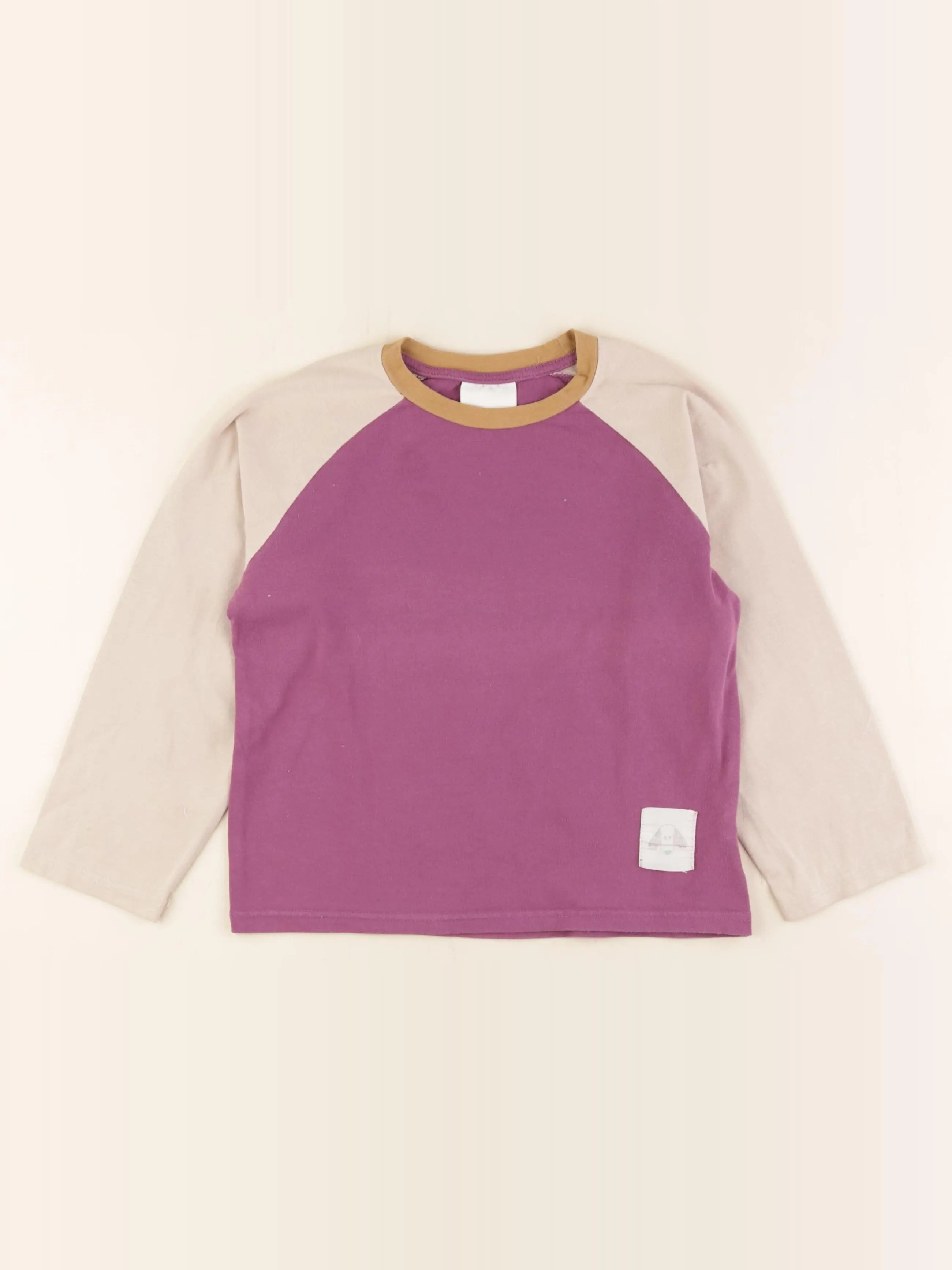 Gamin gamine - tee-shirt violet - 5/6 ans