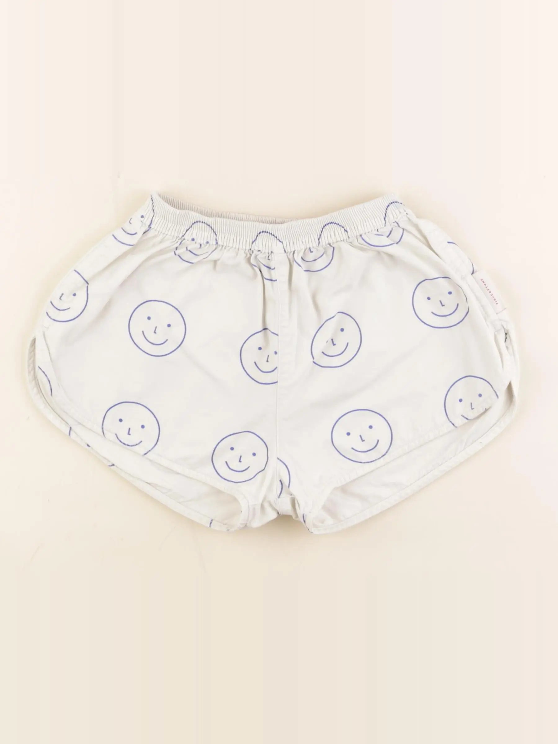 Tiny Cottons - short blanc, bleu - 6 ans