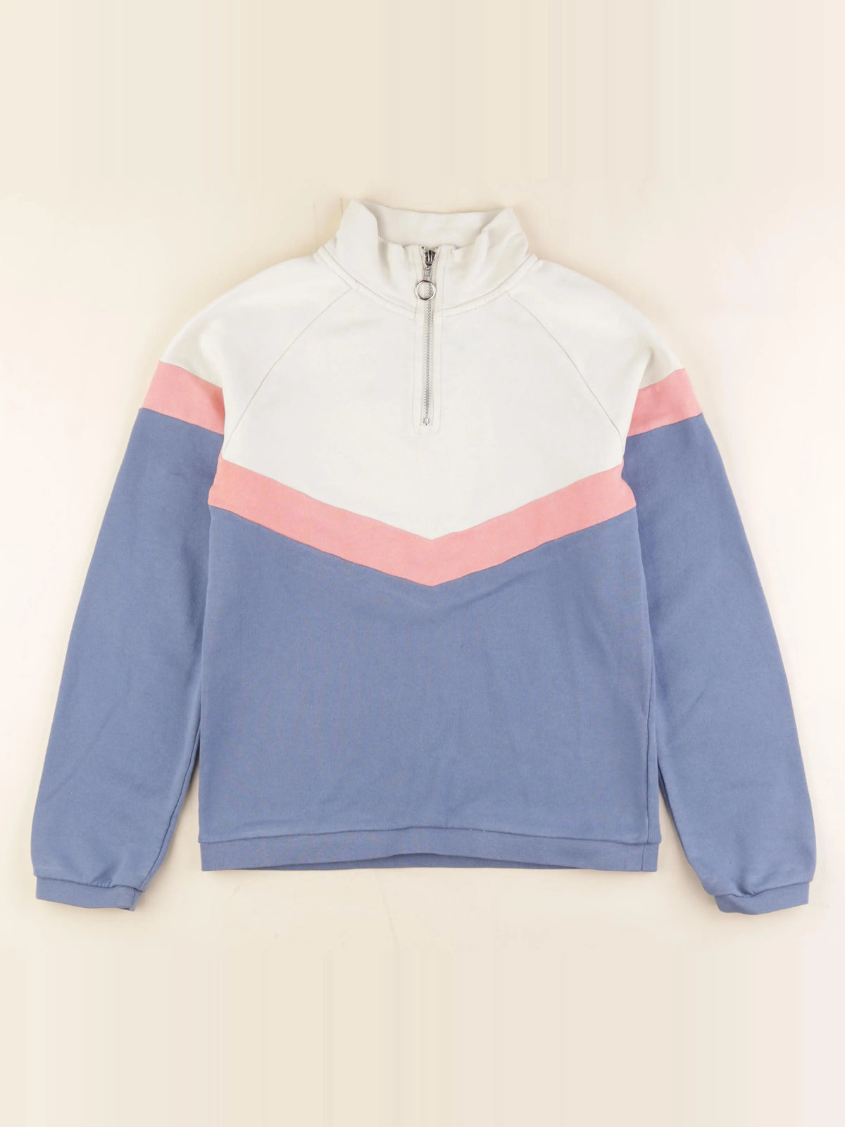 Storytelling - sweat bleu, blanc - 14 ans