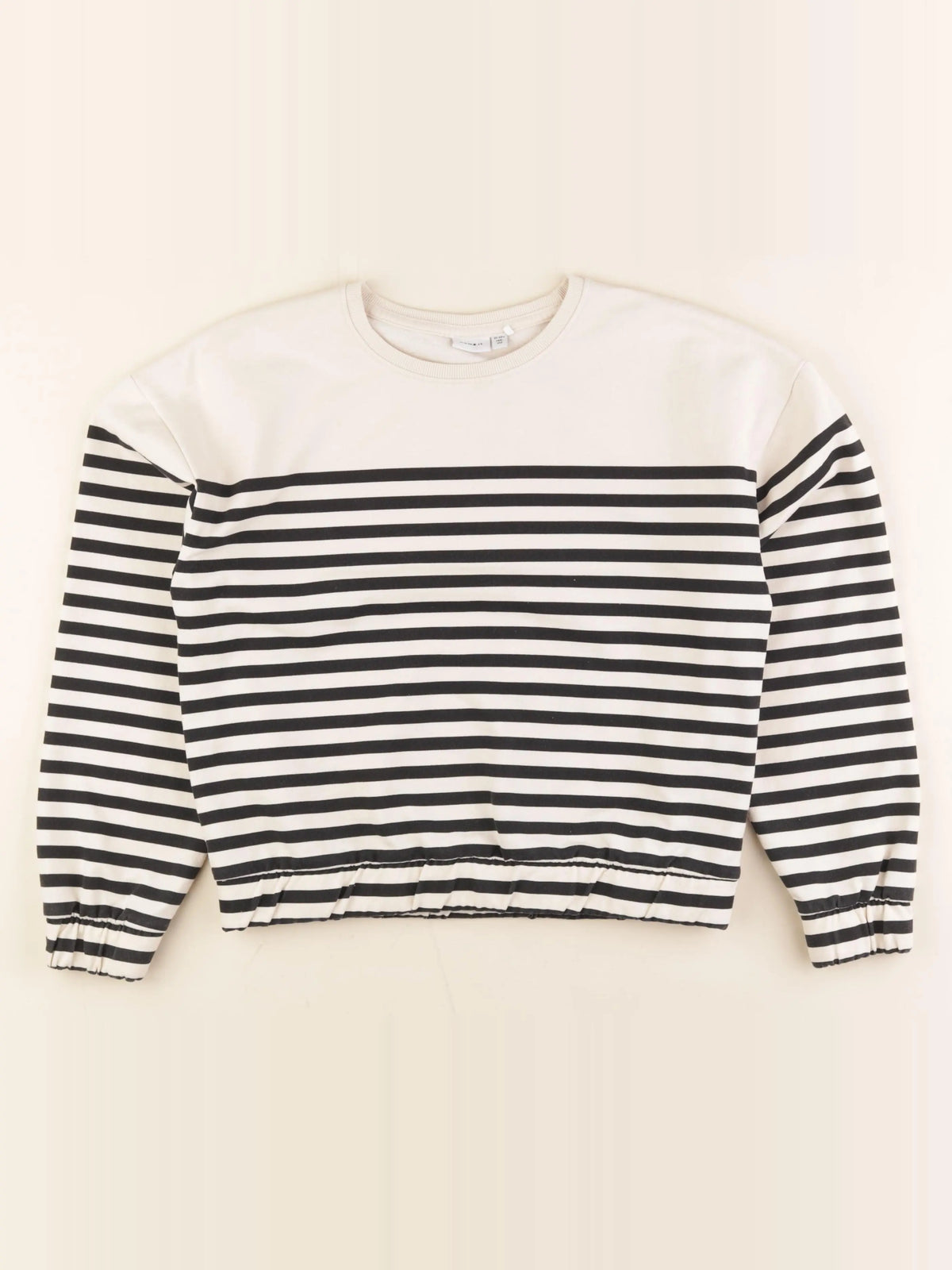 Name it - sweat blanc, bleu - 11/12 ans