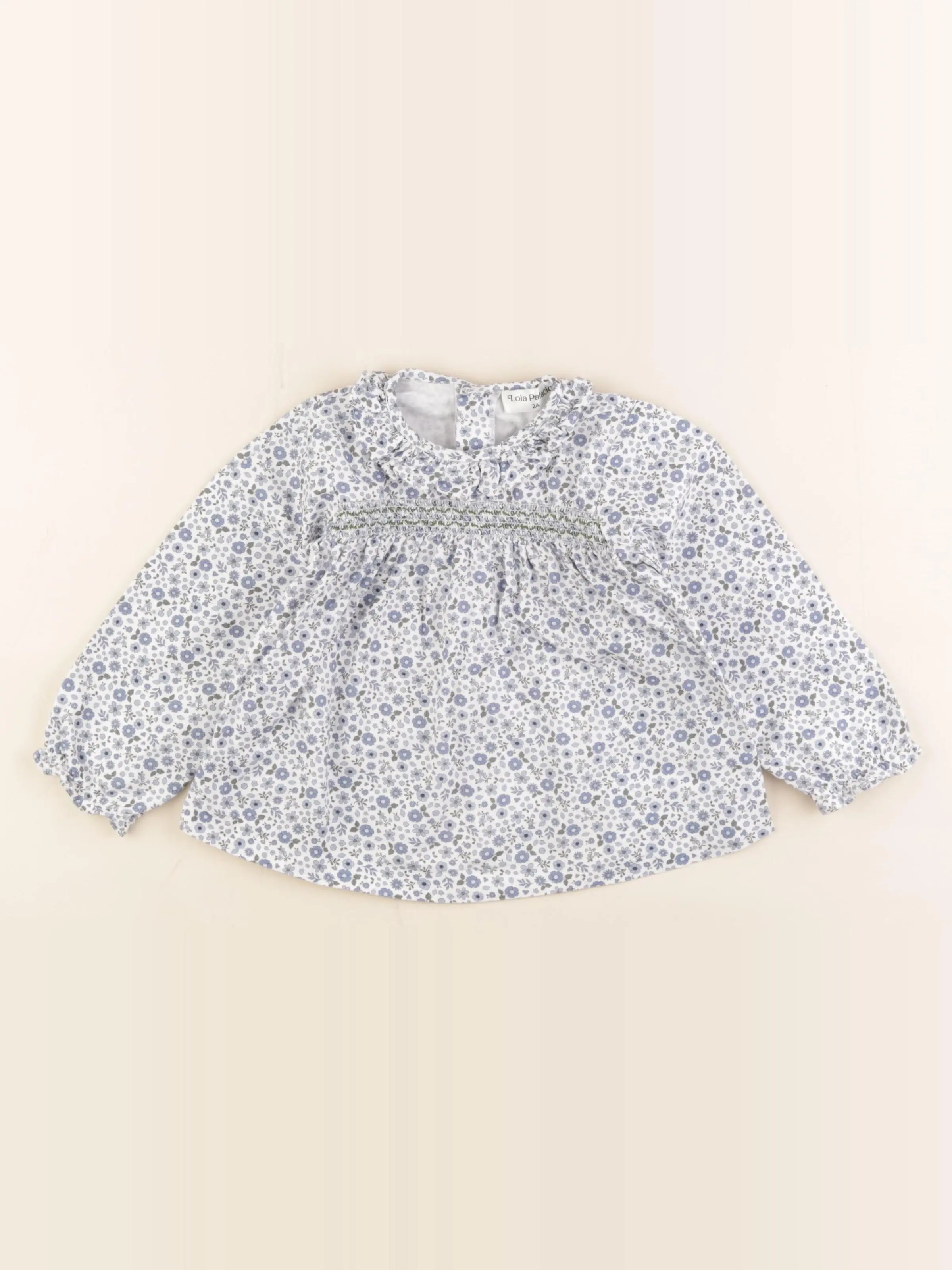 Lola Palacios - tee-shirt bleu - 2 ans