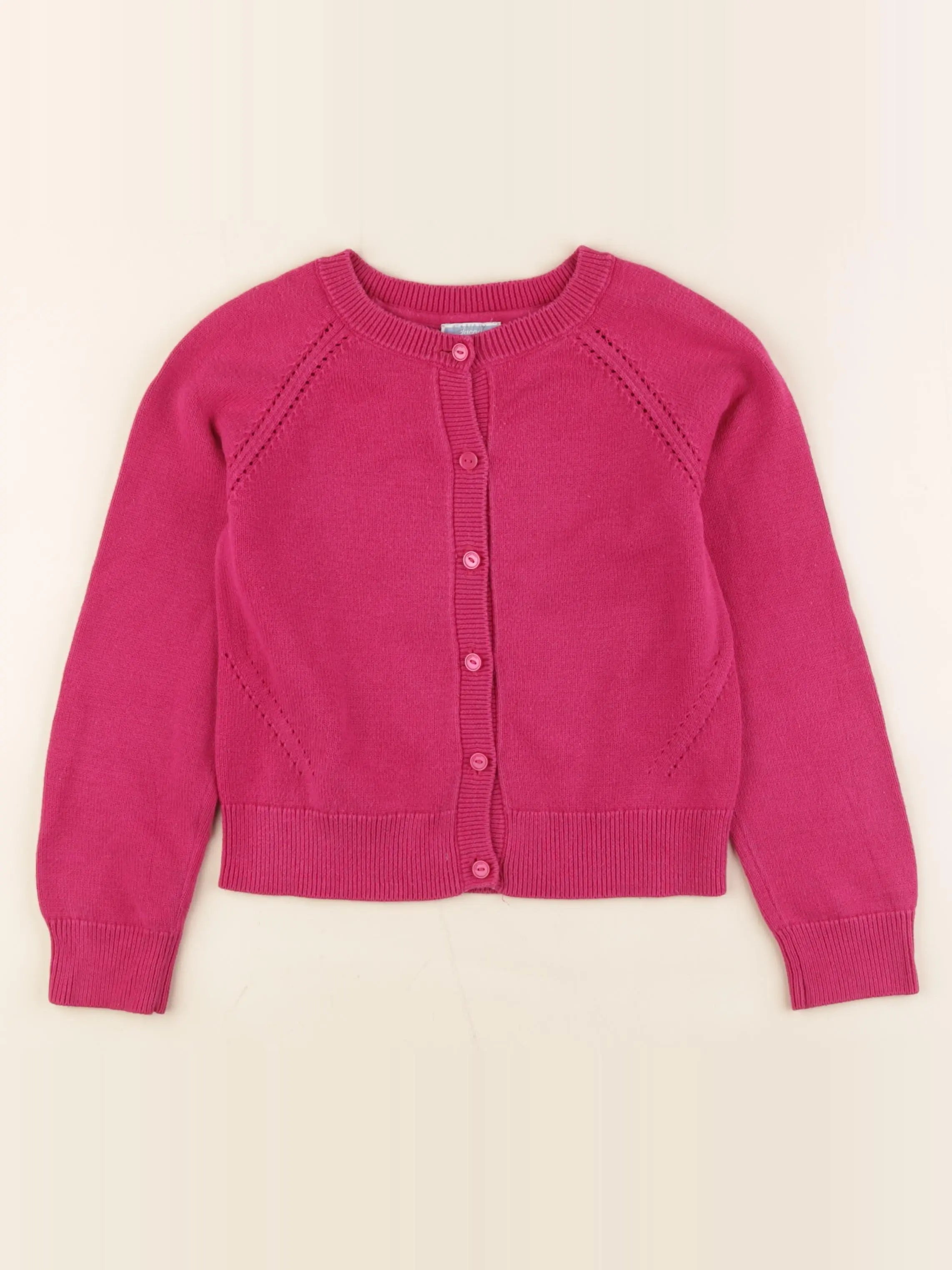 Jacadi - gilet rose - 8 ans