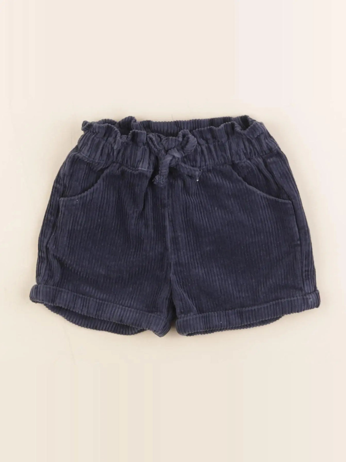 Vertbaudet - short bleu - 6 mois