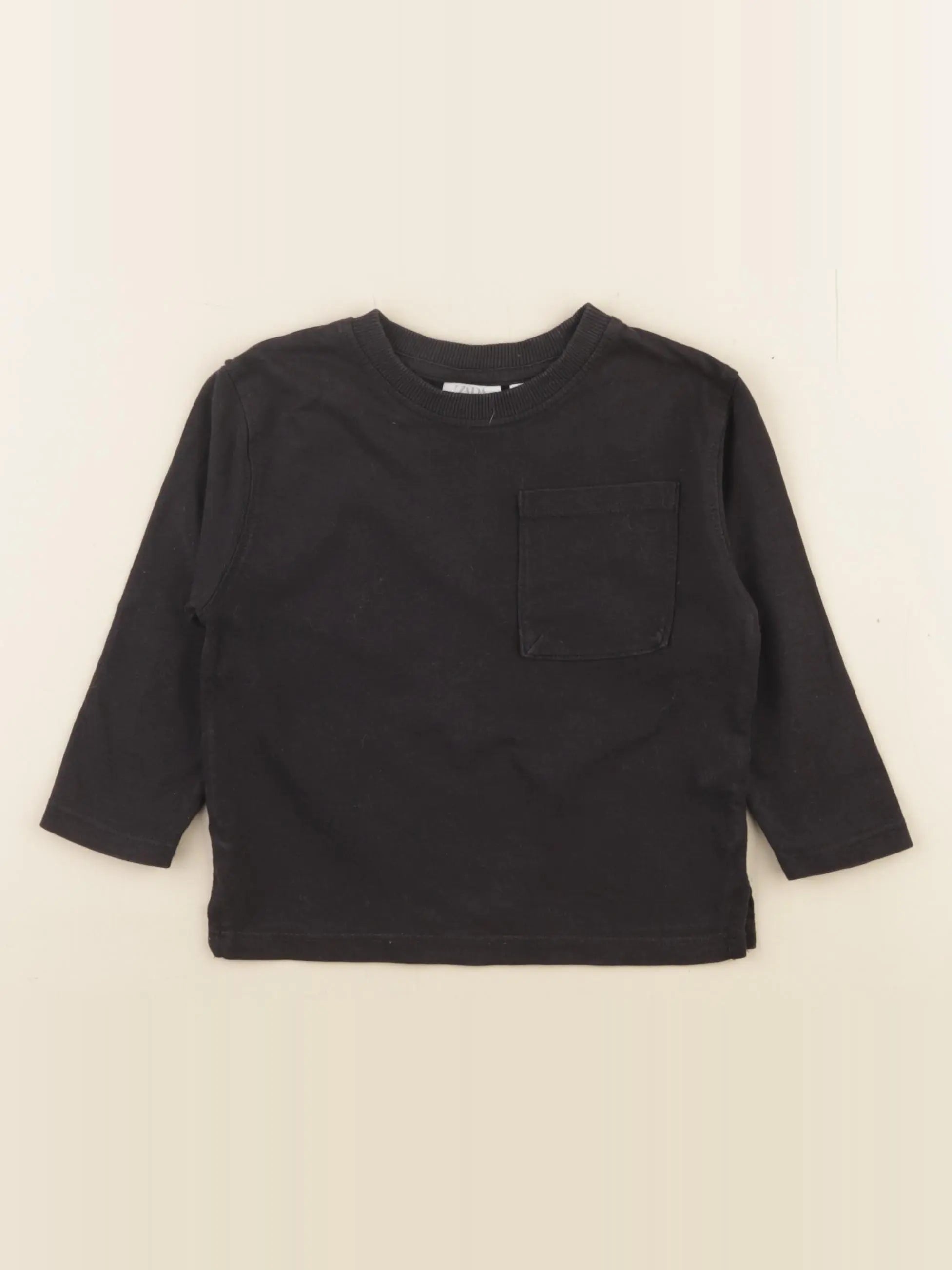 Zara - tee-shirt noir - 9/12 mois