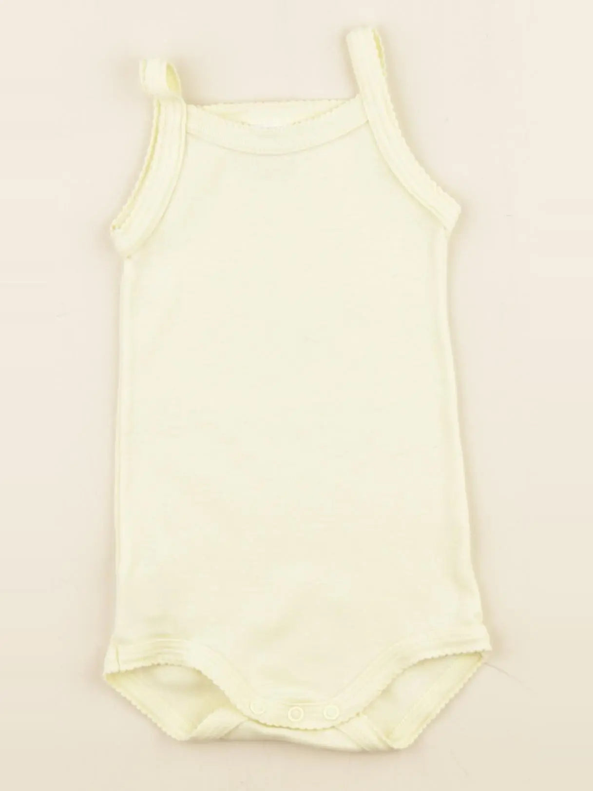 Petit Bateau - body jaune - 3 mois
