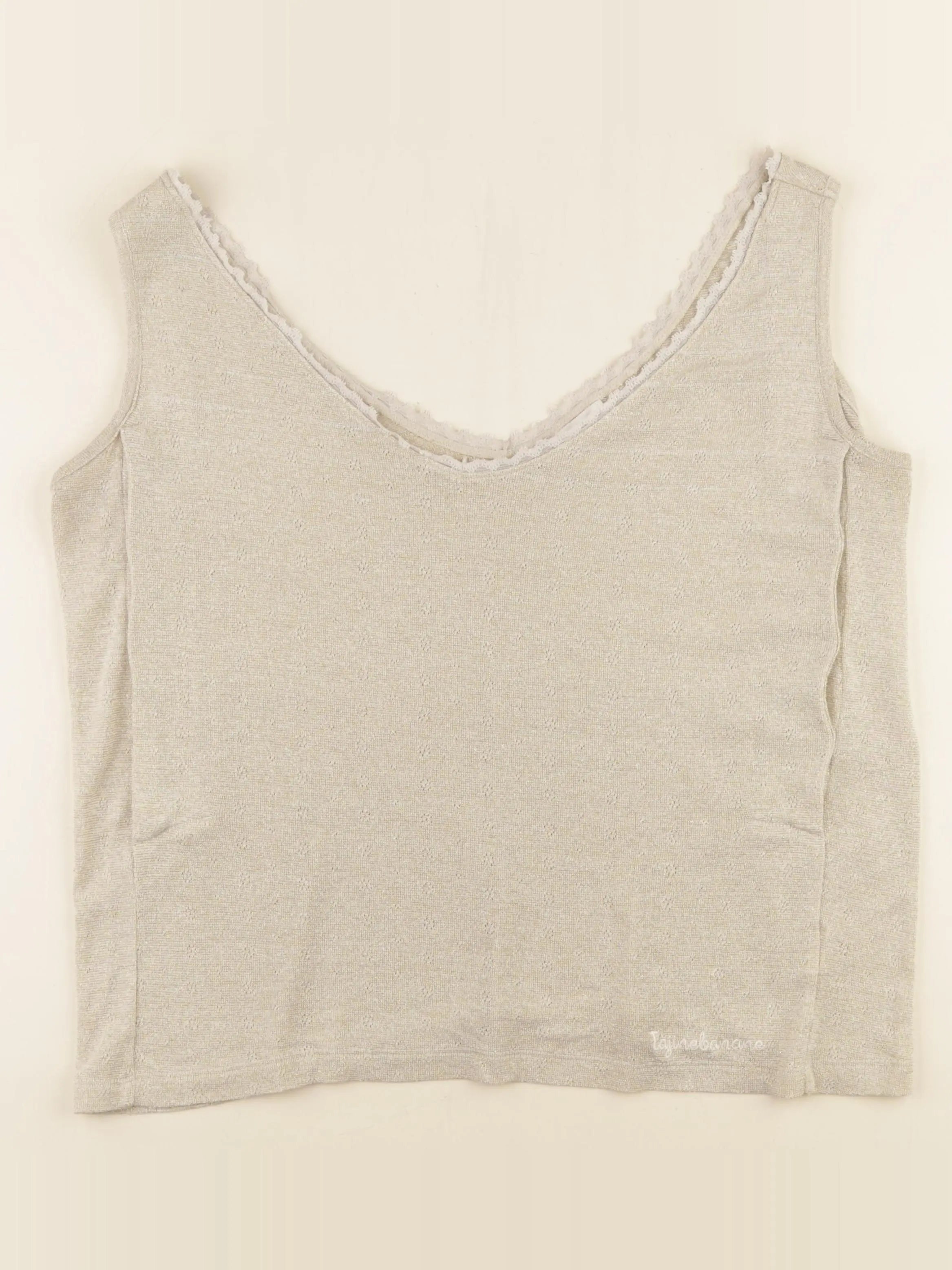 Tajine banane - débardeur grossesse beige - l