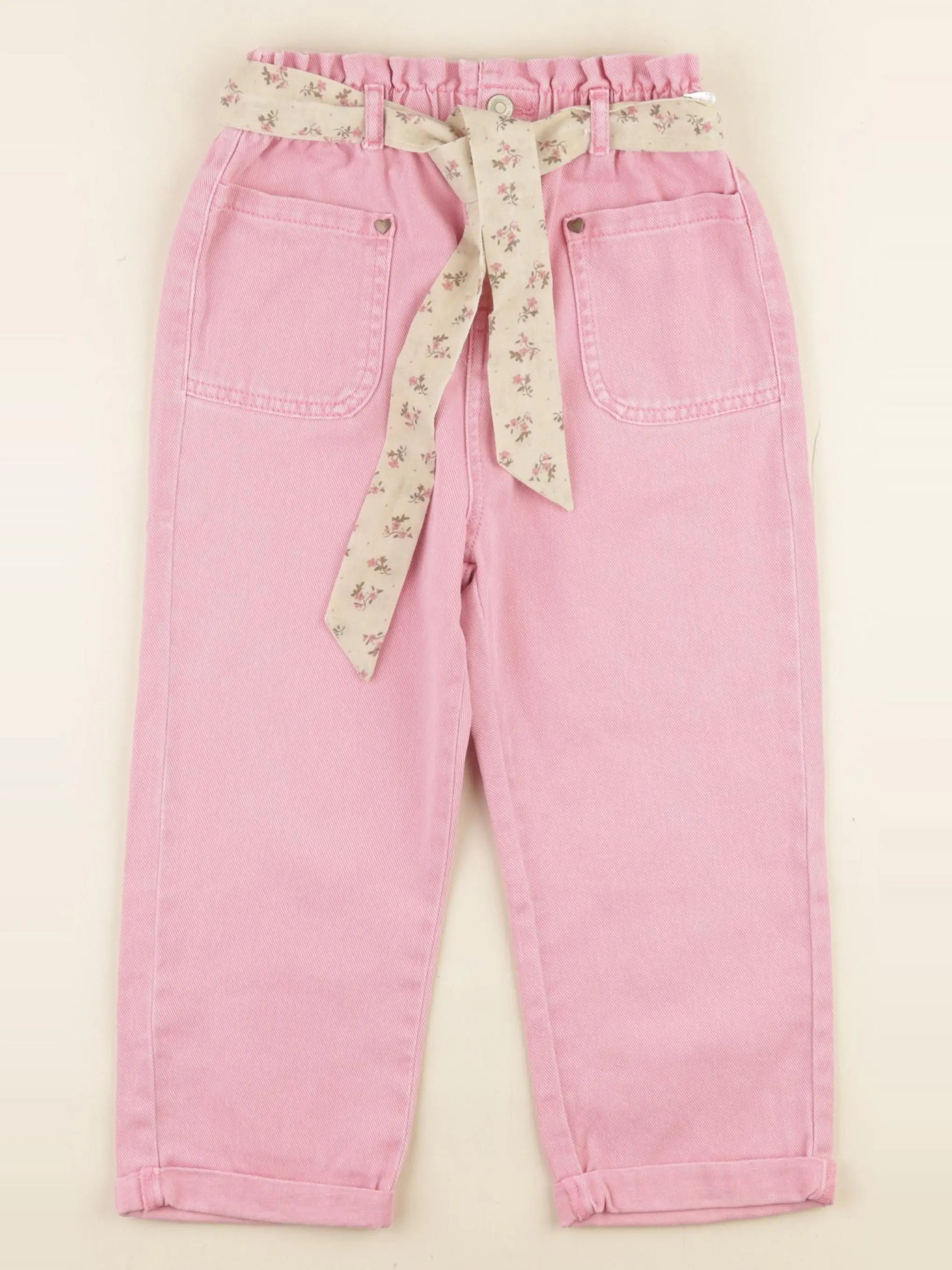 Vertbaudet - jean rose - 8 ans