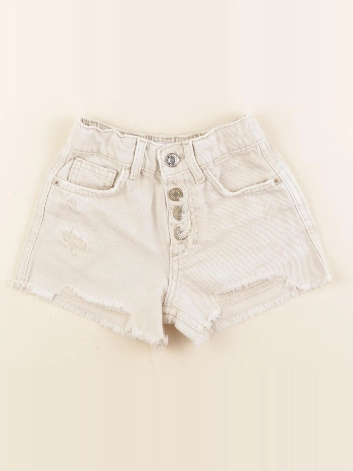 Zara - short beige - 6 ans