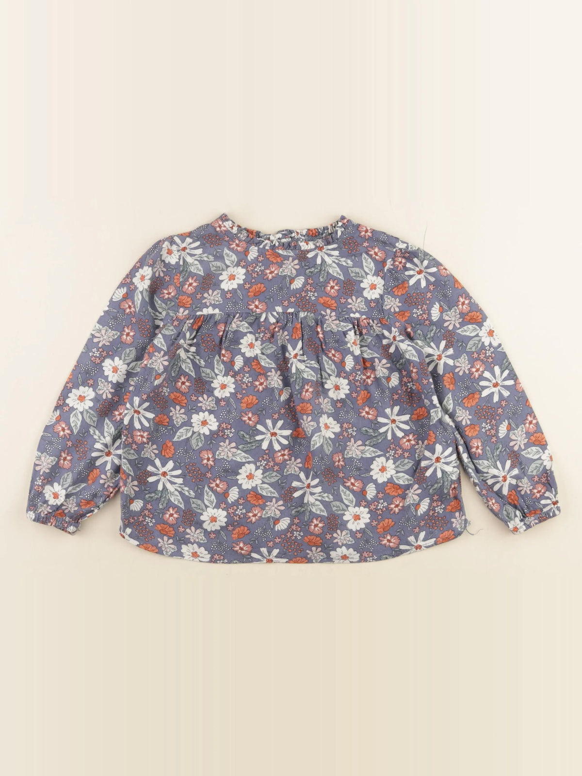 Vertbaudet - blouse bleu - 4 ans