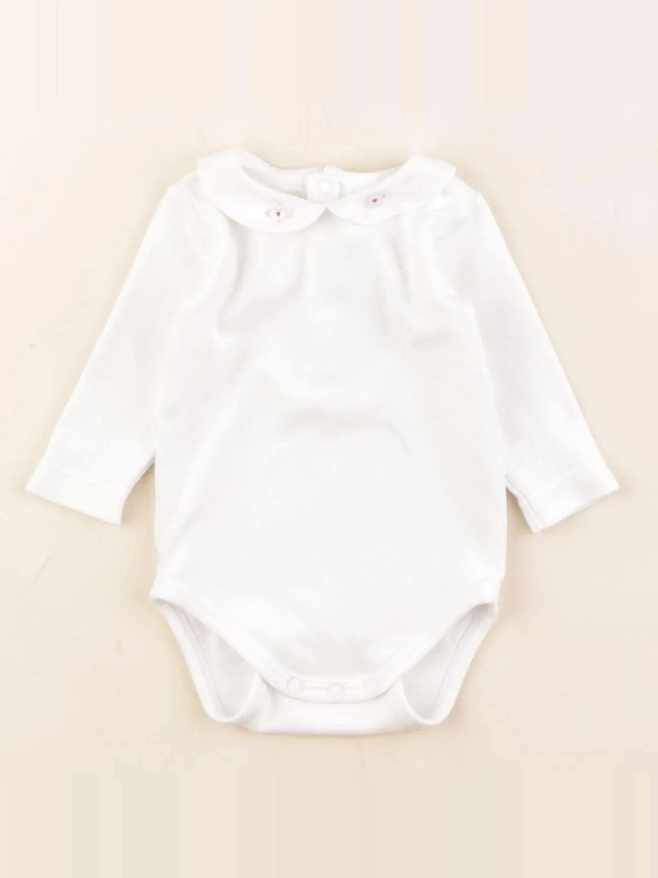 Jacadi - body à col blanc - 1 mois
