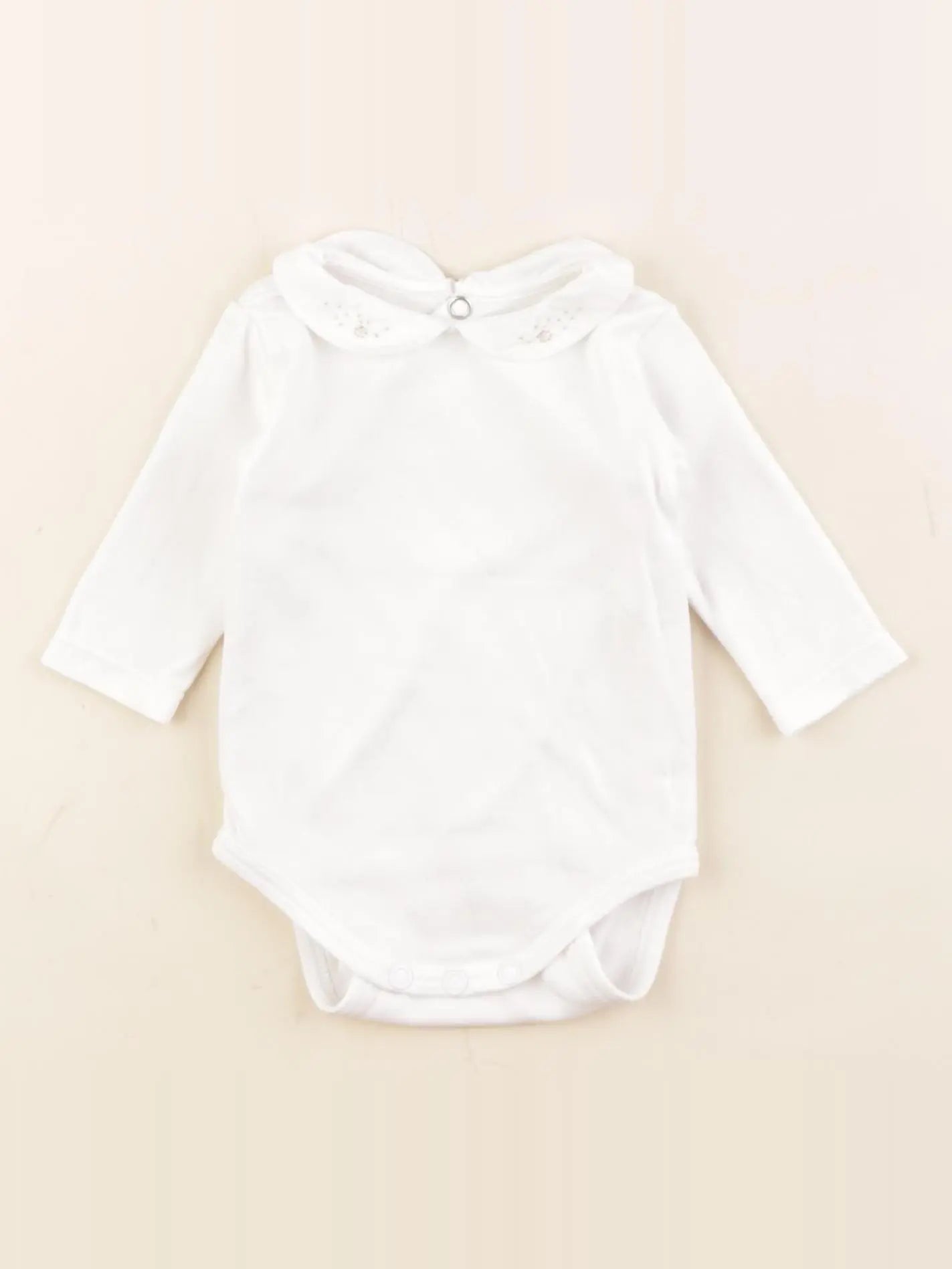 Jacadi - body à col blanc - 1 mois