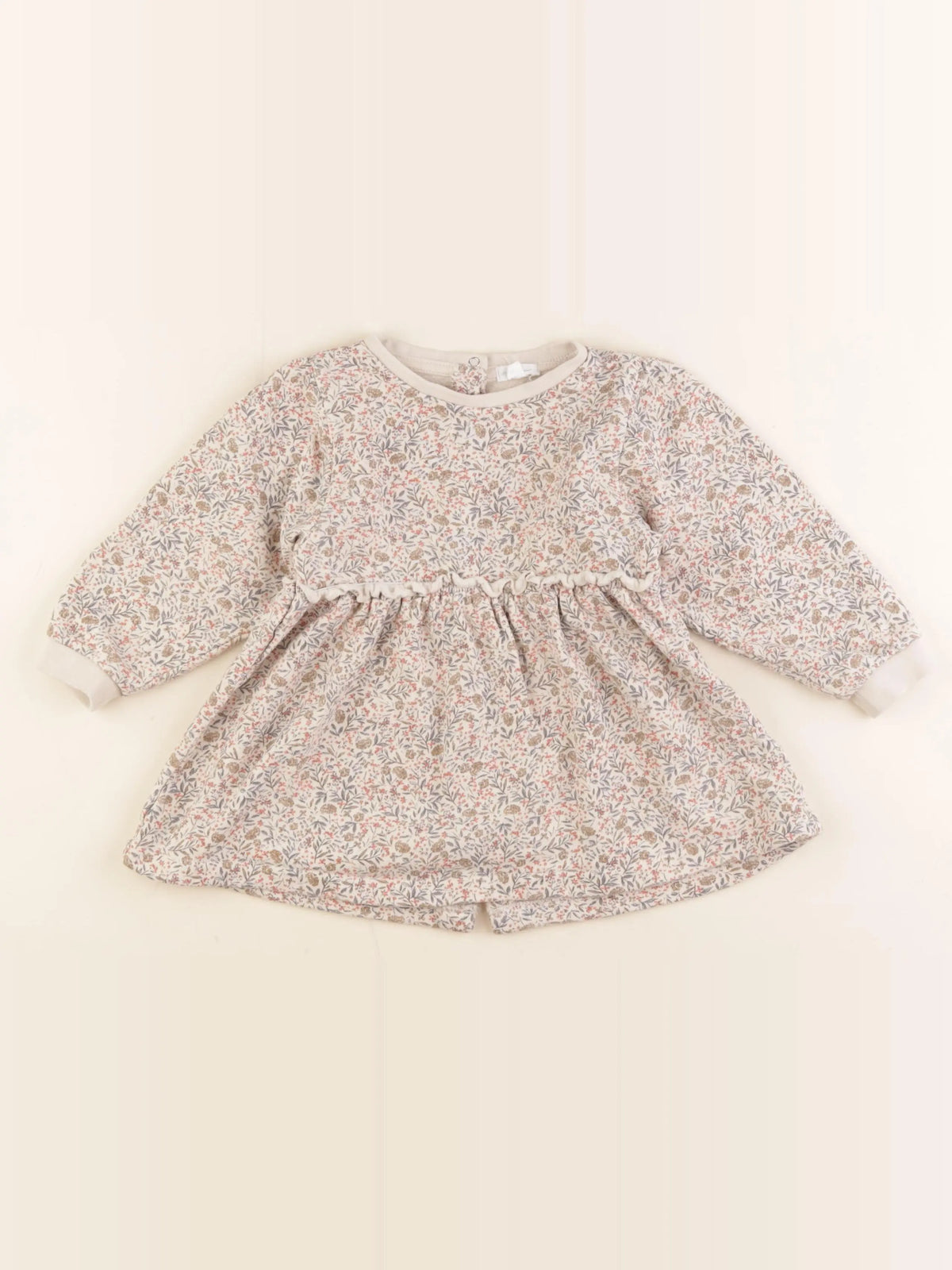 Vertbaudet - robe multicolore - 24 mois
