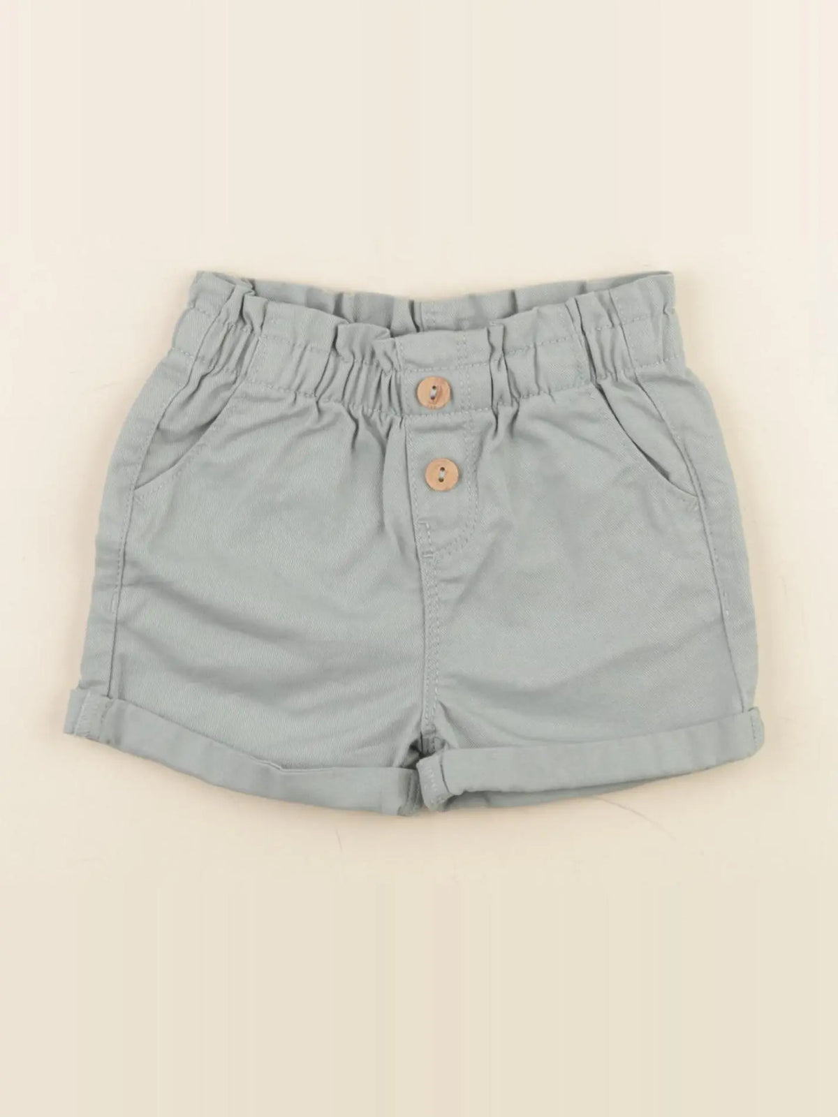 Vertbaudet - short vert - 12 mois