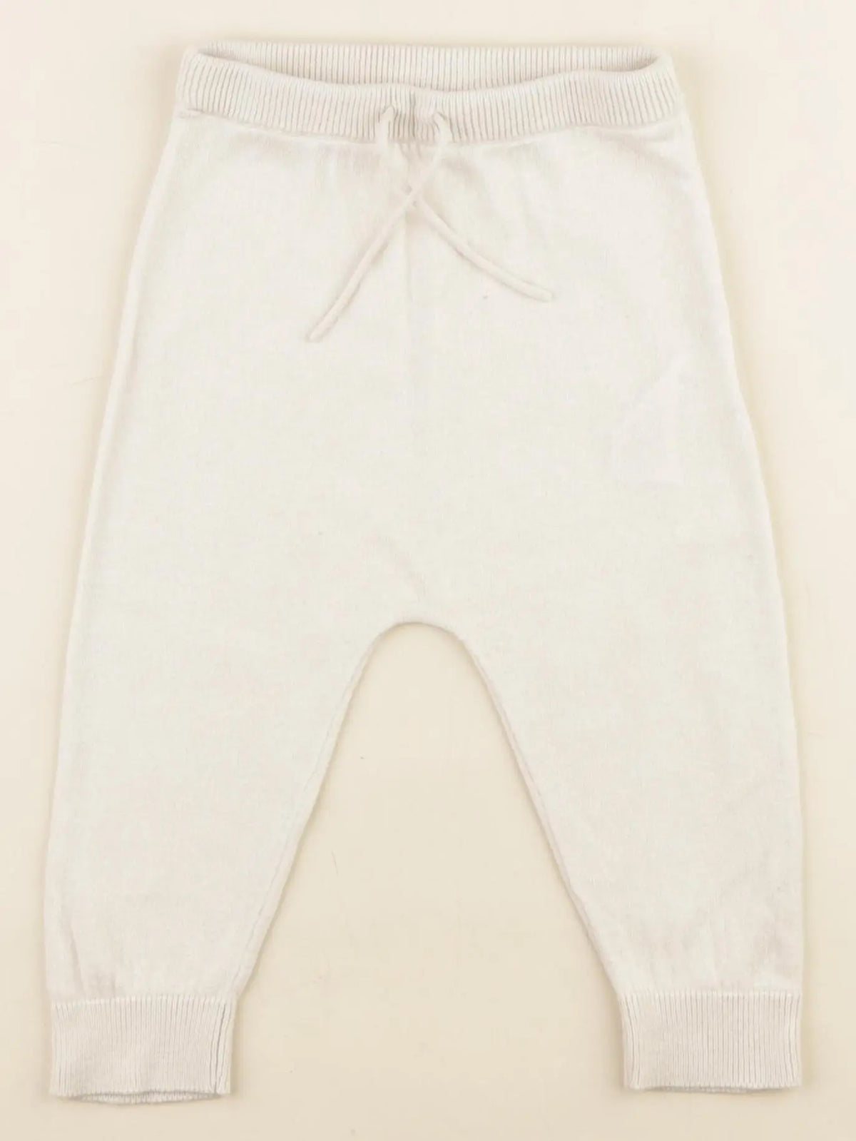 Petit Bateau - sarouel beige - 12 mois