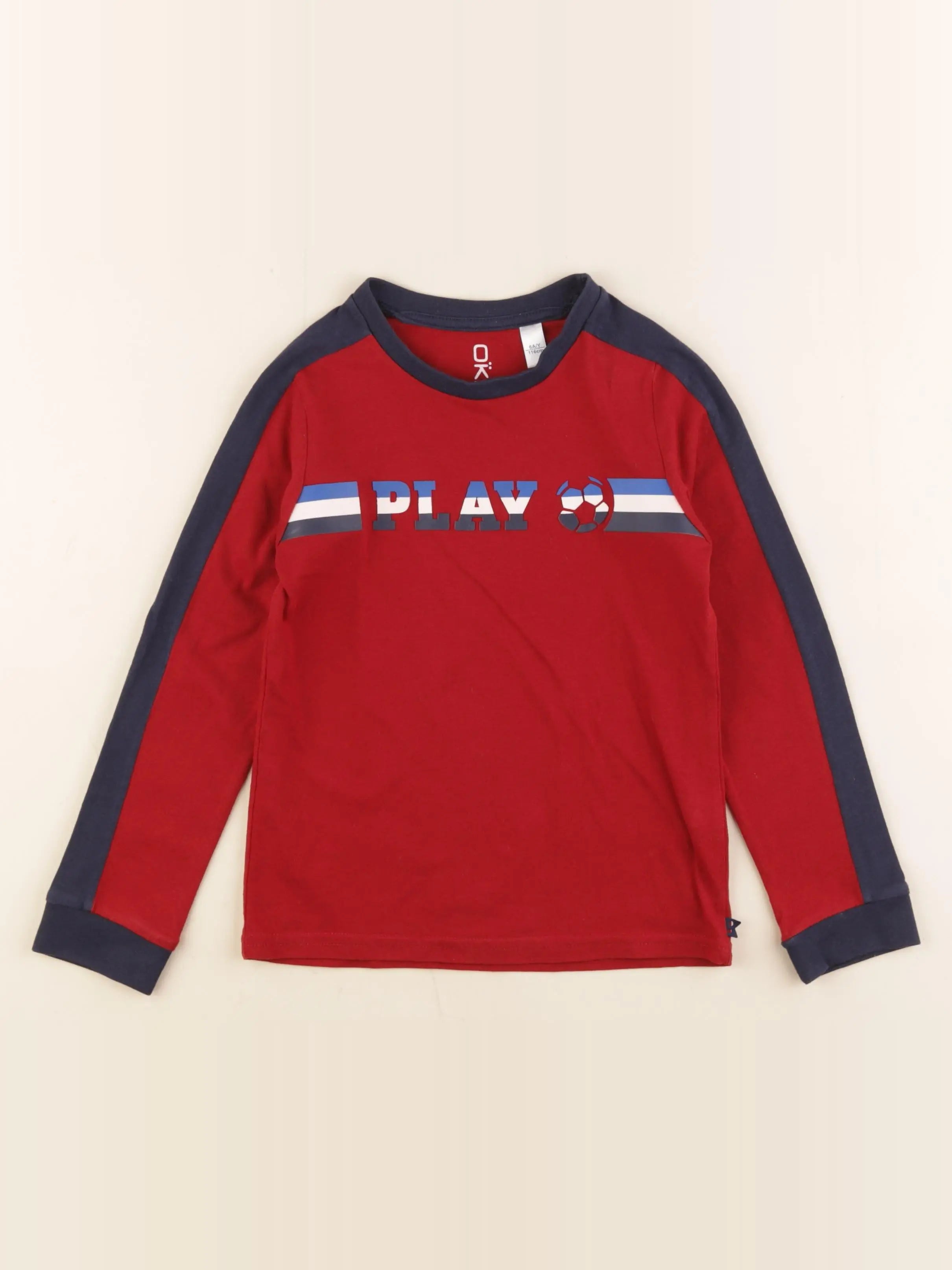 Okaidi - tee-shirt rouge - 6 ans