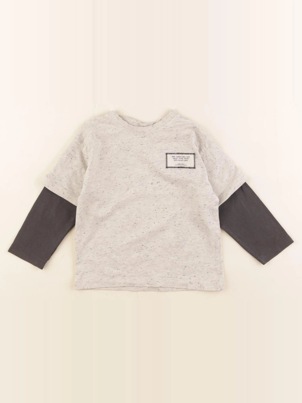 Zara - tee-shirt gris - 18/24 mois