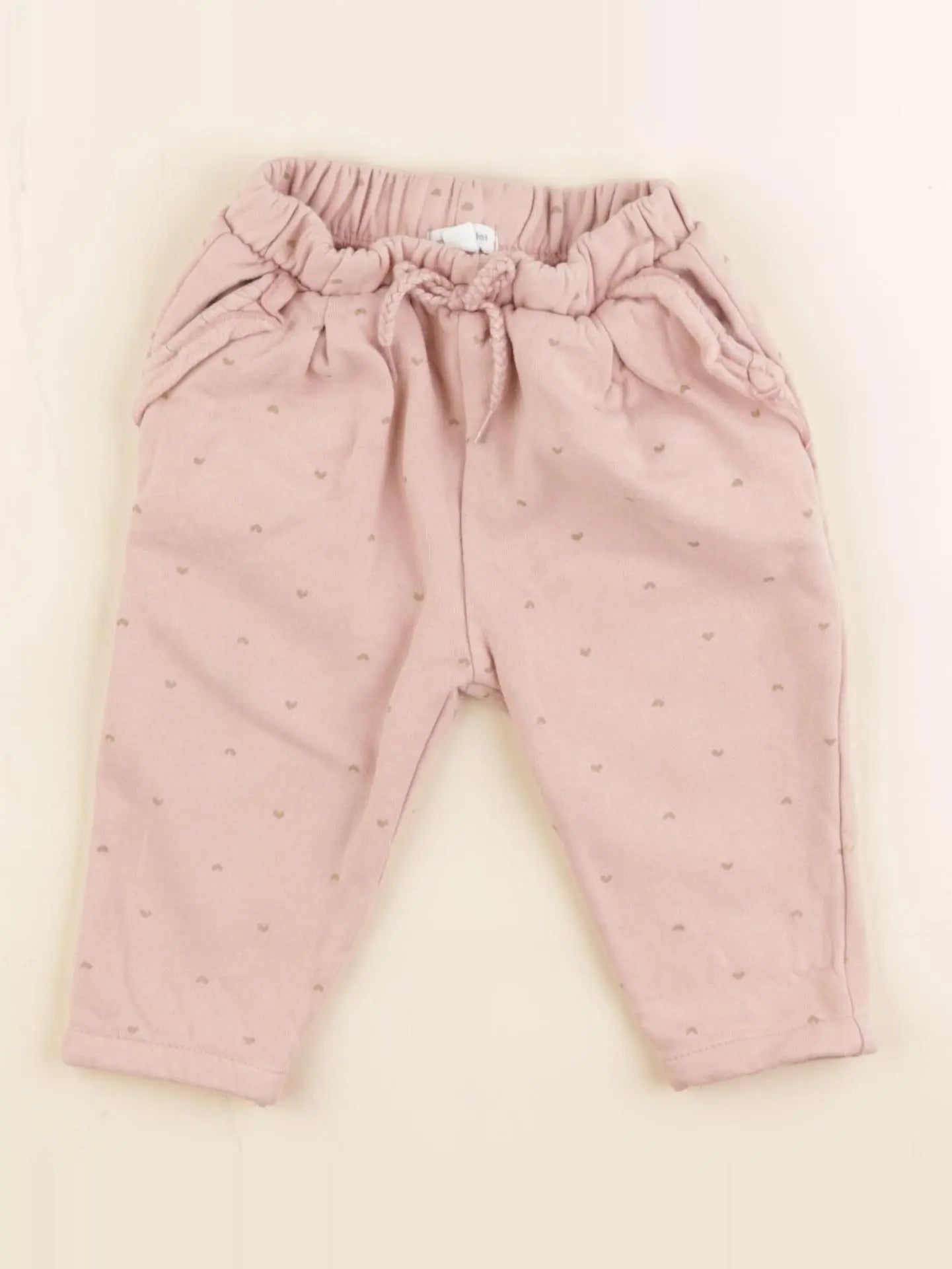 Vertbaudet - pantalon rose - 12 mois