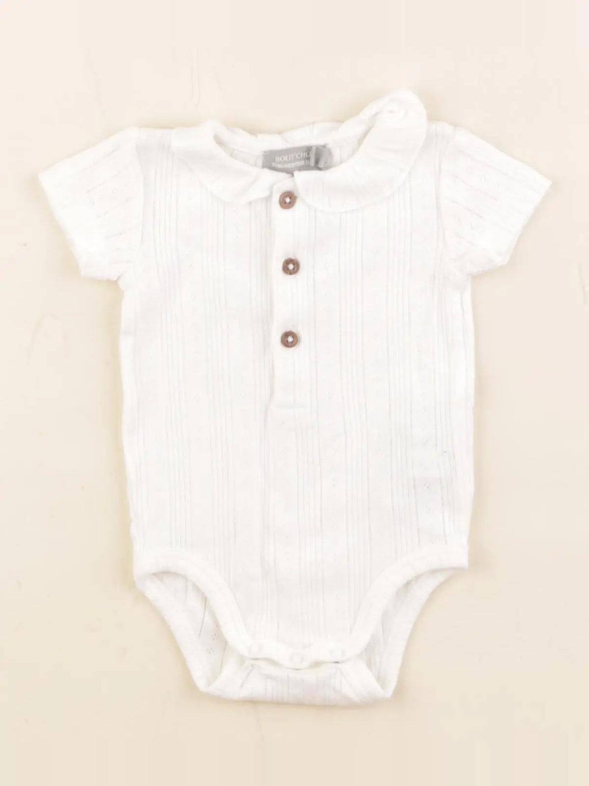 Boutchou - body à col blanc - 1 mois