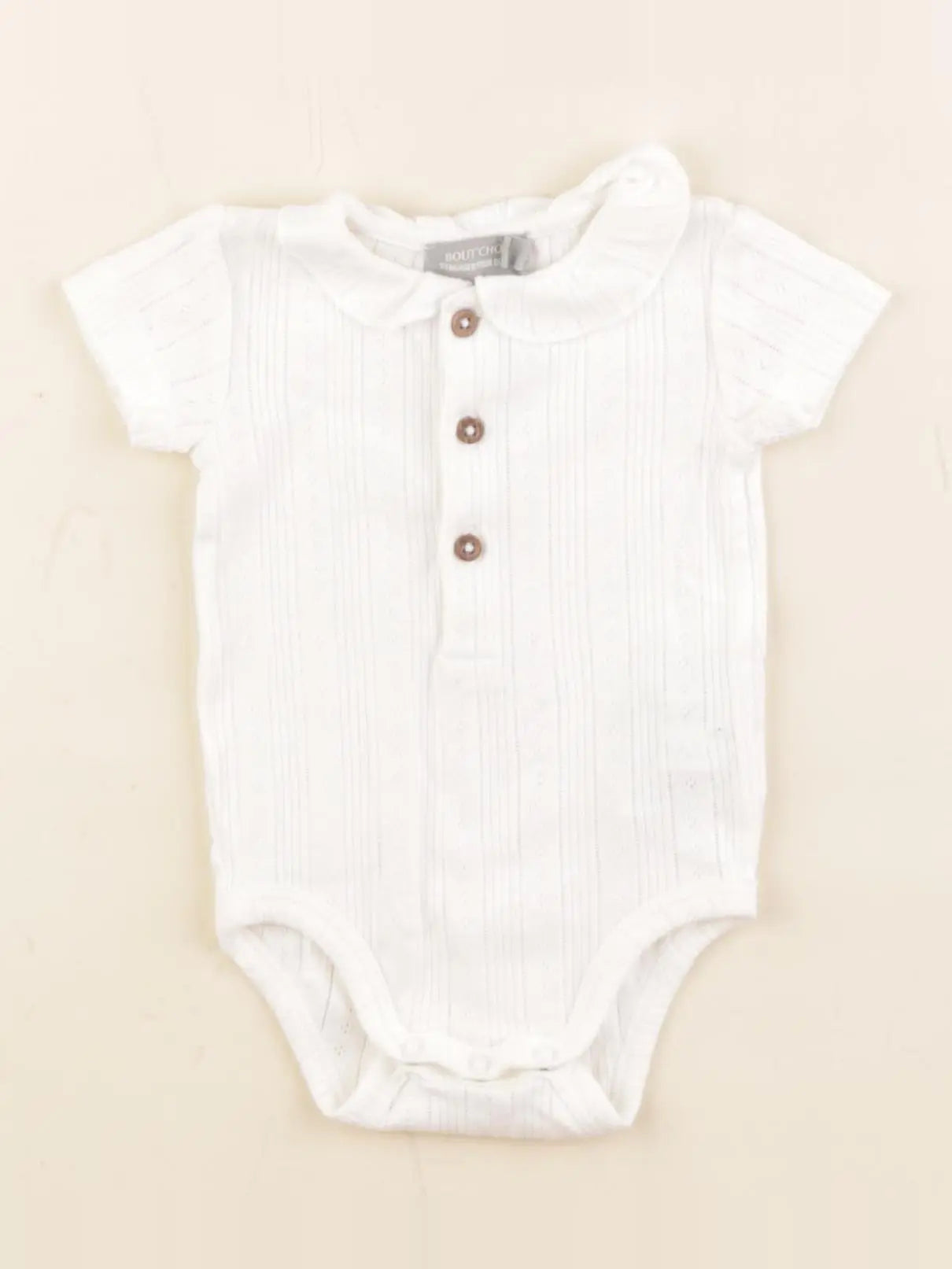 Boutchou - body à col blanc - 1 mois