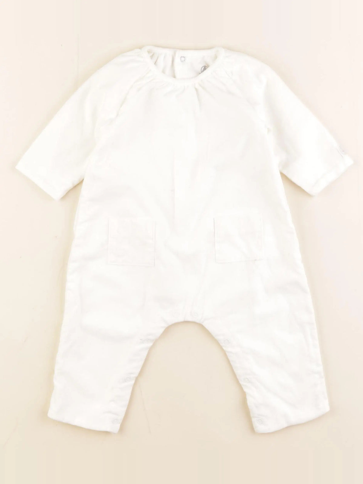 Petit Bateau - combinaison blanc - 3 mois