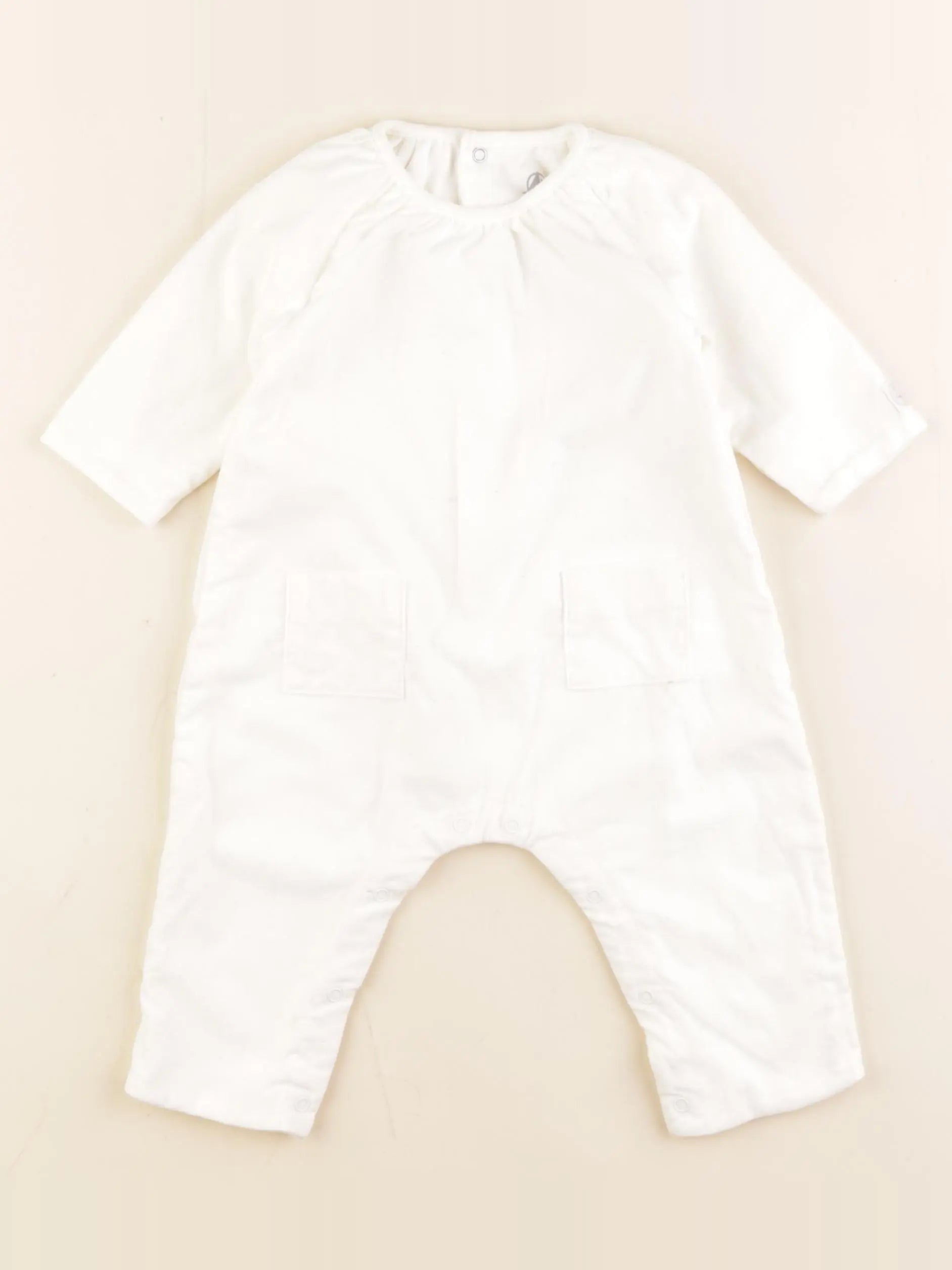 Petit Bateau - combinaison blanc - 3 mois
