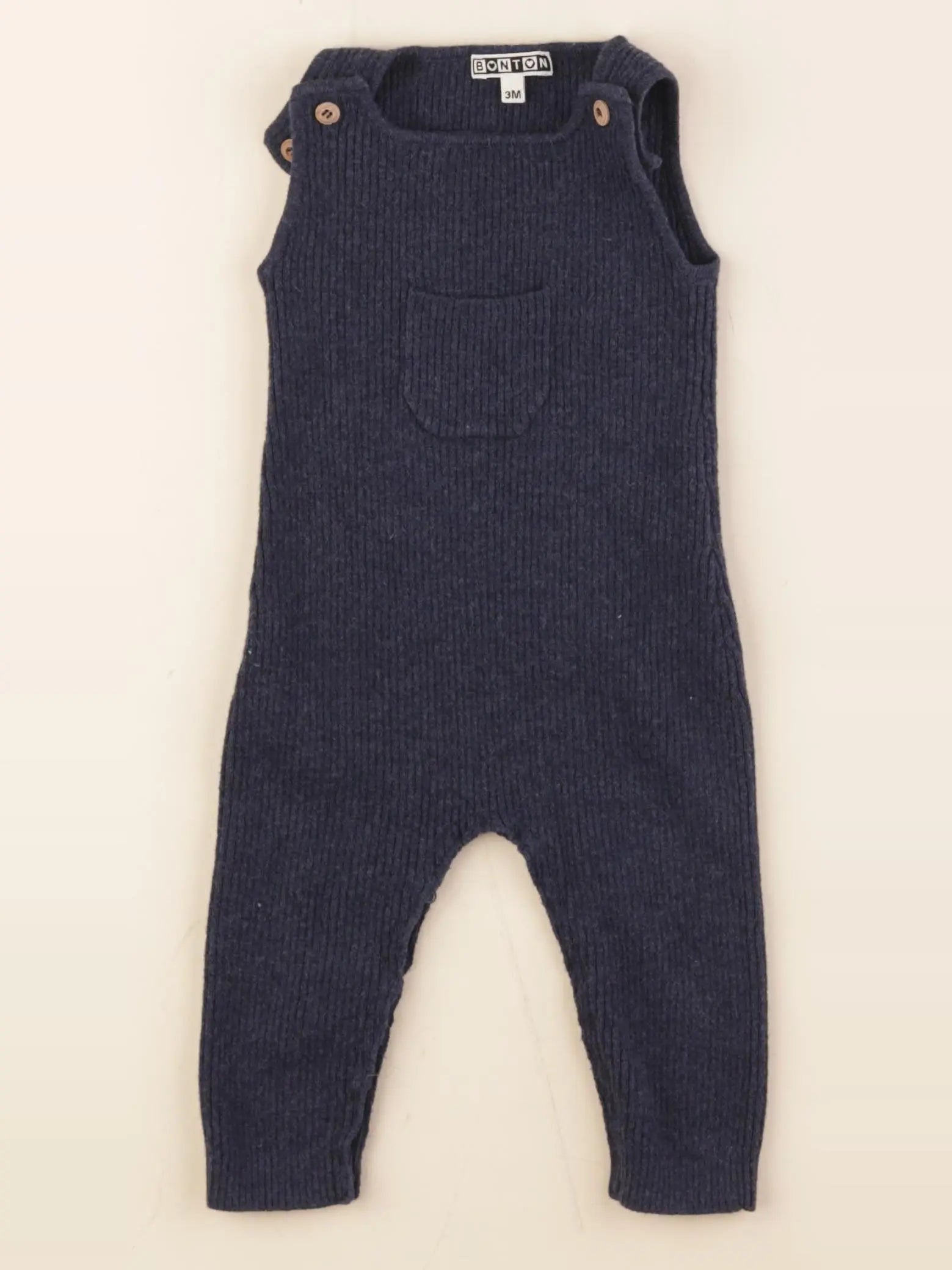 Bonton - salopette bleu - 3 mois