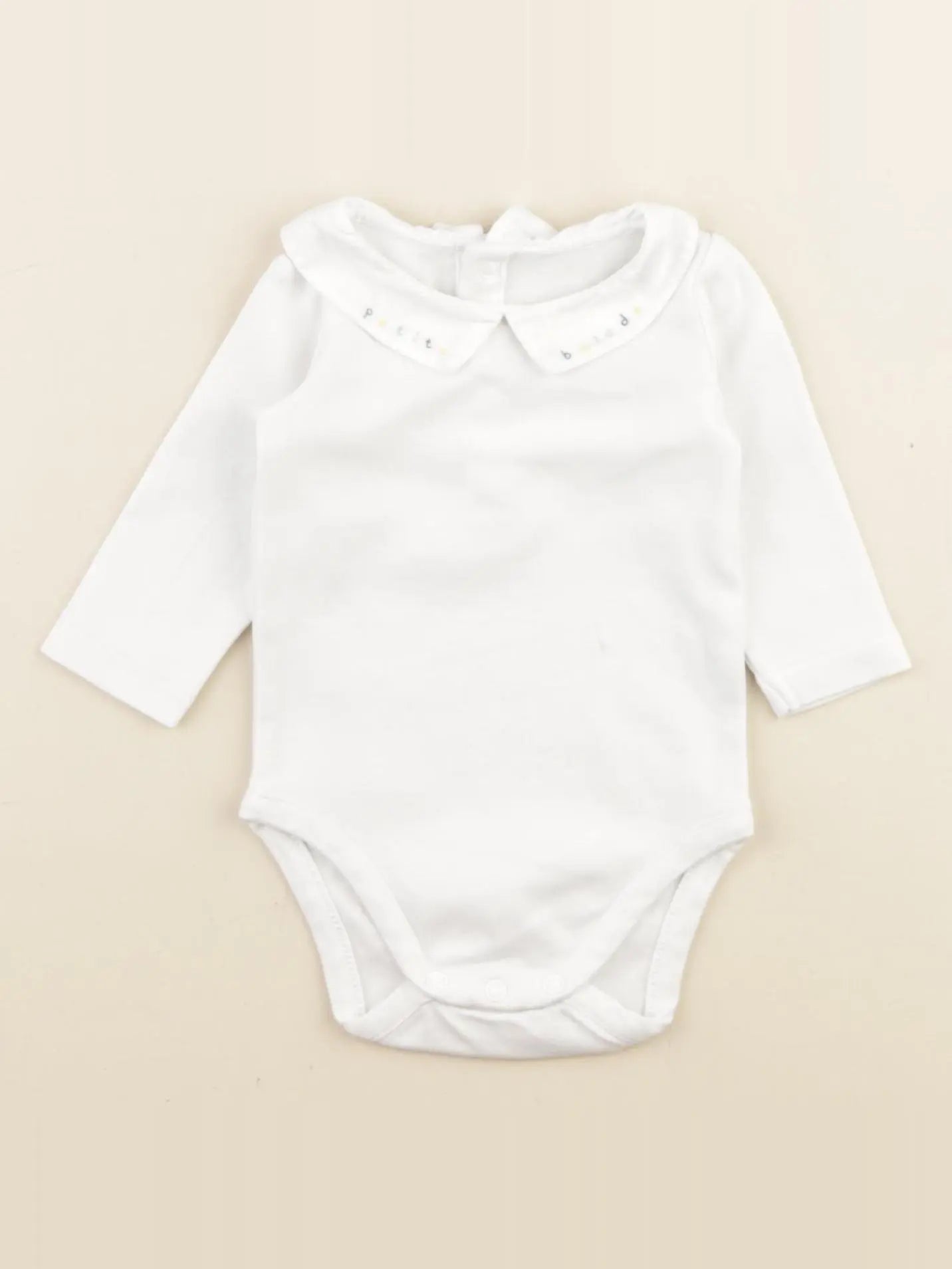 Jacadi - body à col blanc - 3 mois