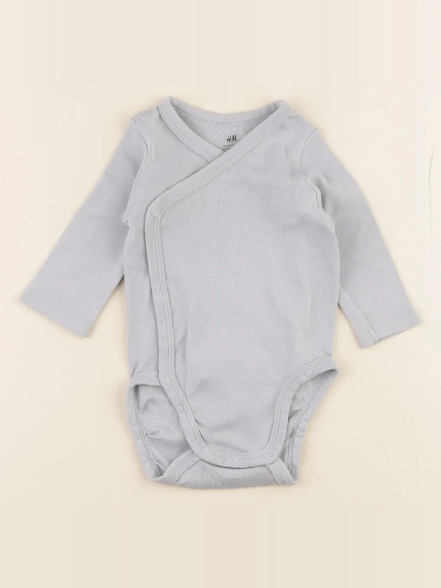 H&M - body bleu - 1/2 mois