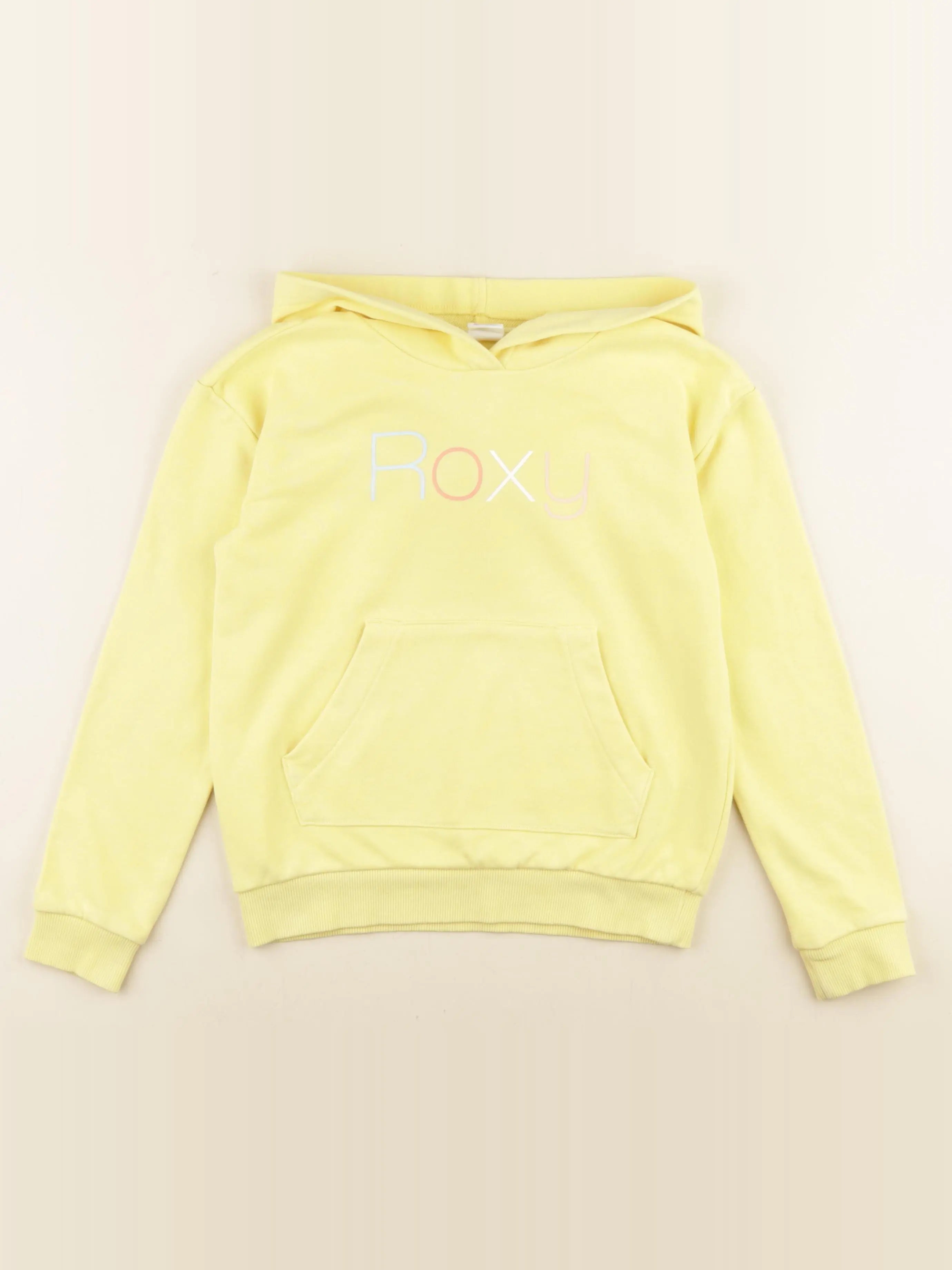 Roxy - sweat jaune - 8 ans