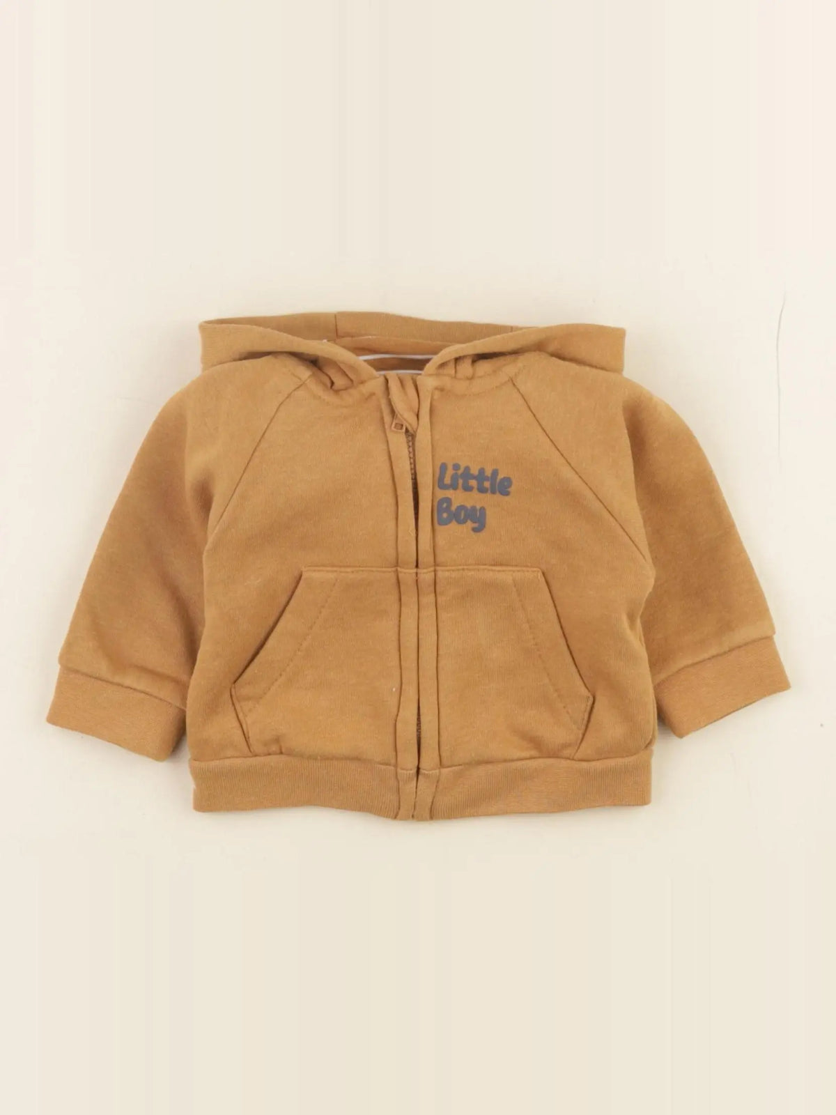 Vertbaudet - sweat marron - 3 mois