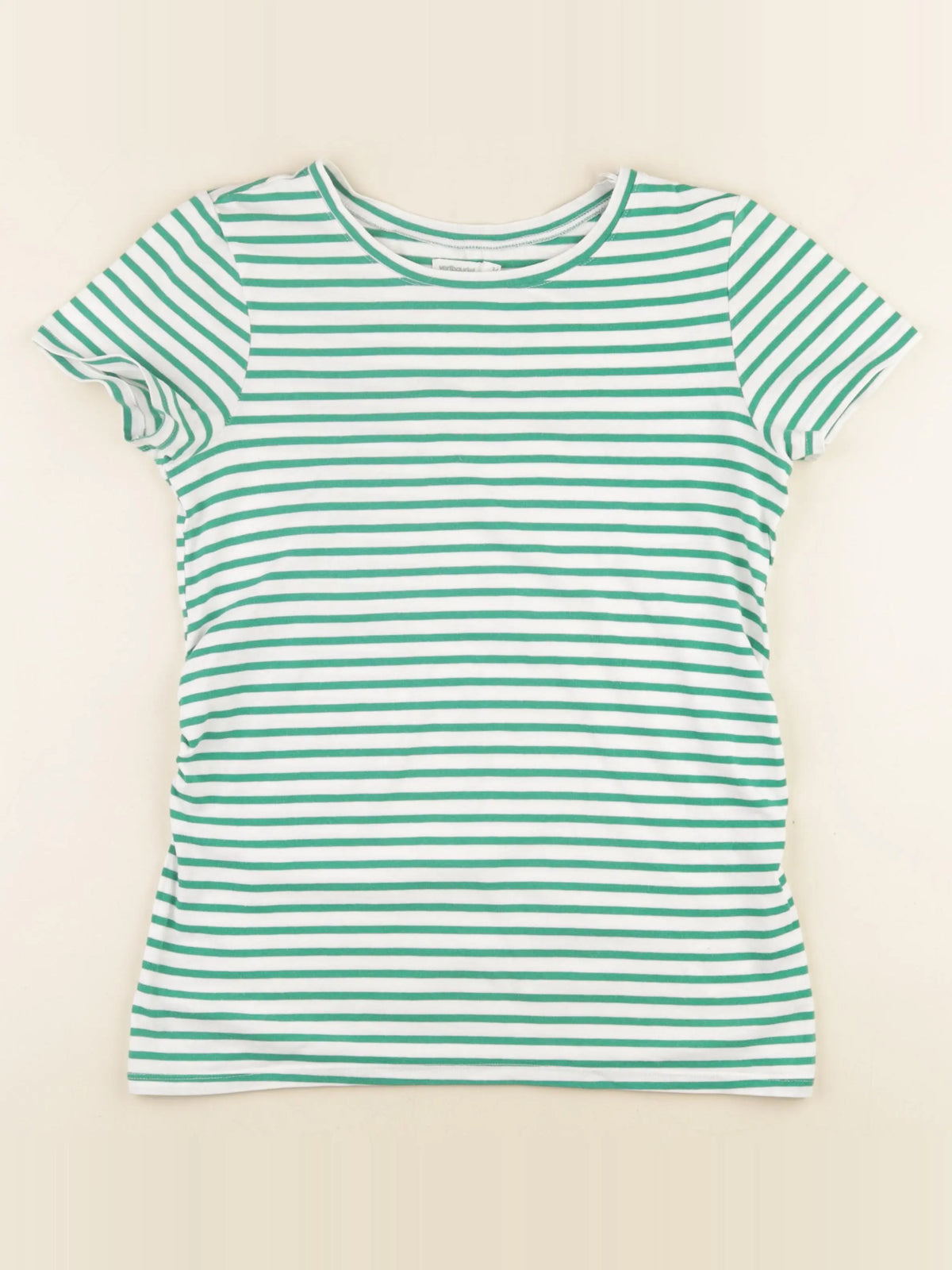 Vertbaudet - tee-shirt grossesse blanc, vert - 34 à 36