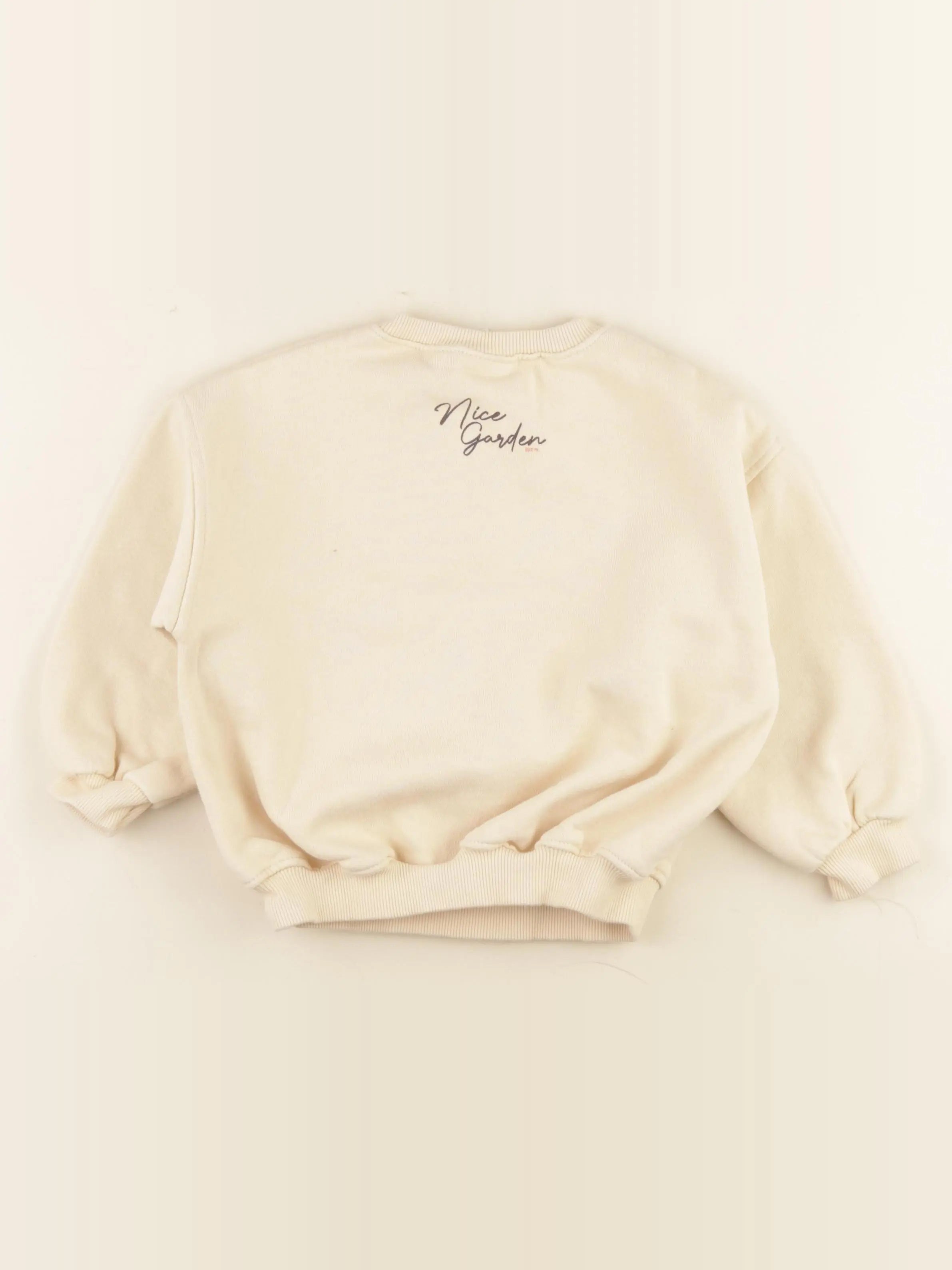 Zara - sweat beige - 6 ans