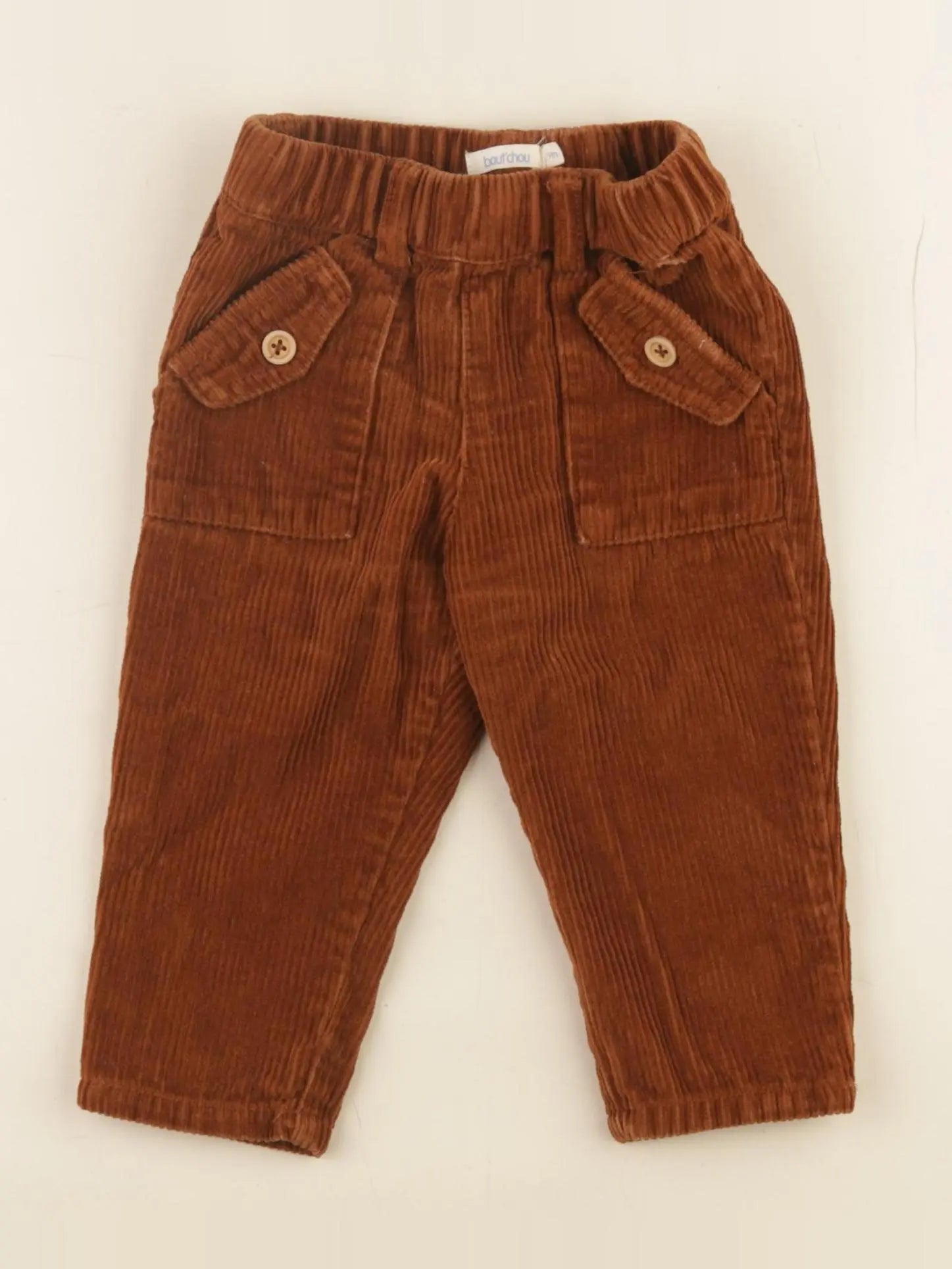 Boutchou - pantalon marron - 9 mois