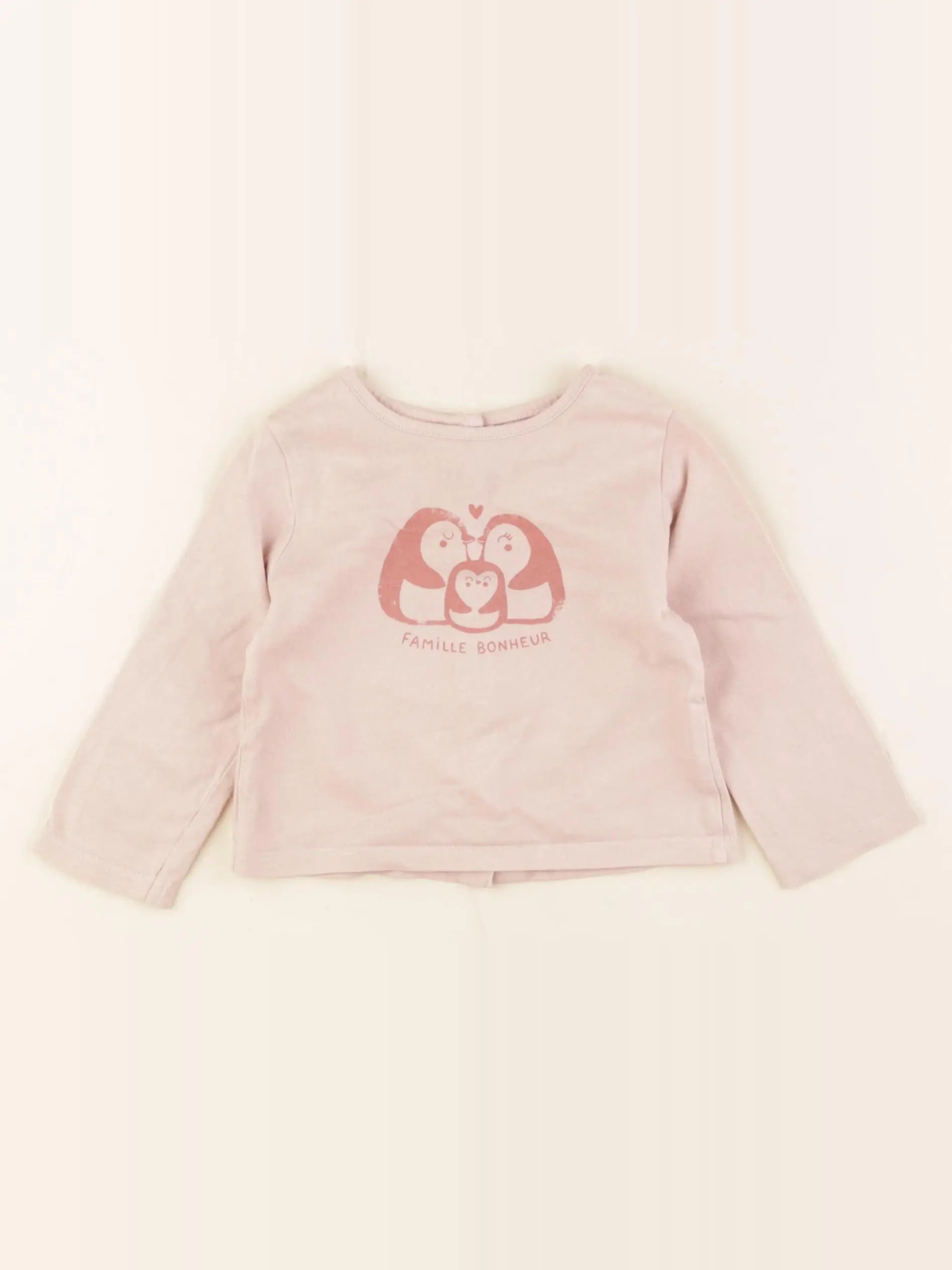Vertbaudet - tee-shirt rose - 6 mois