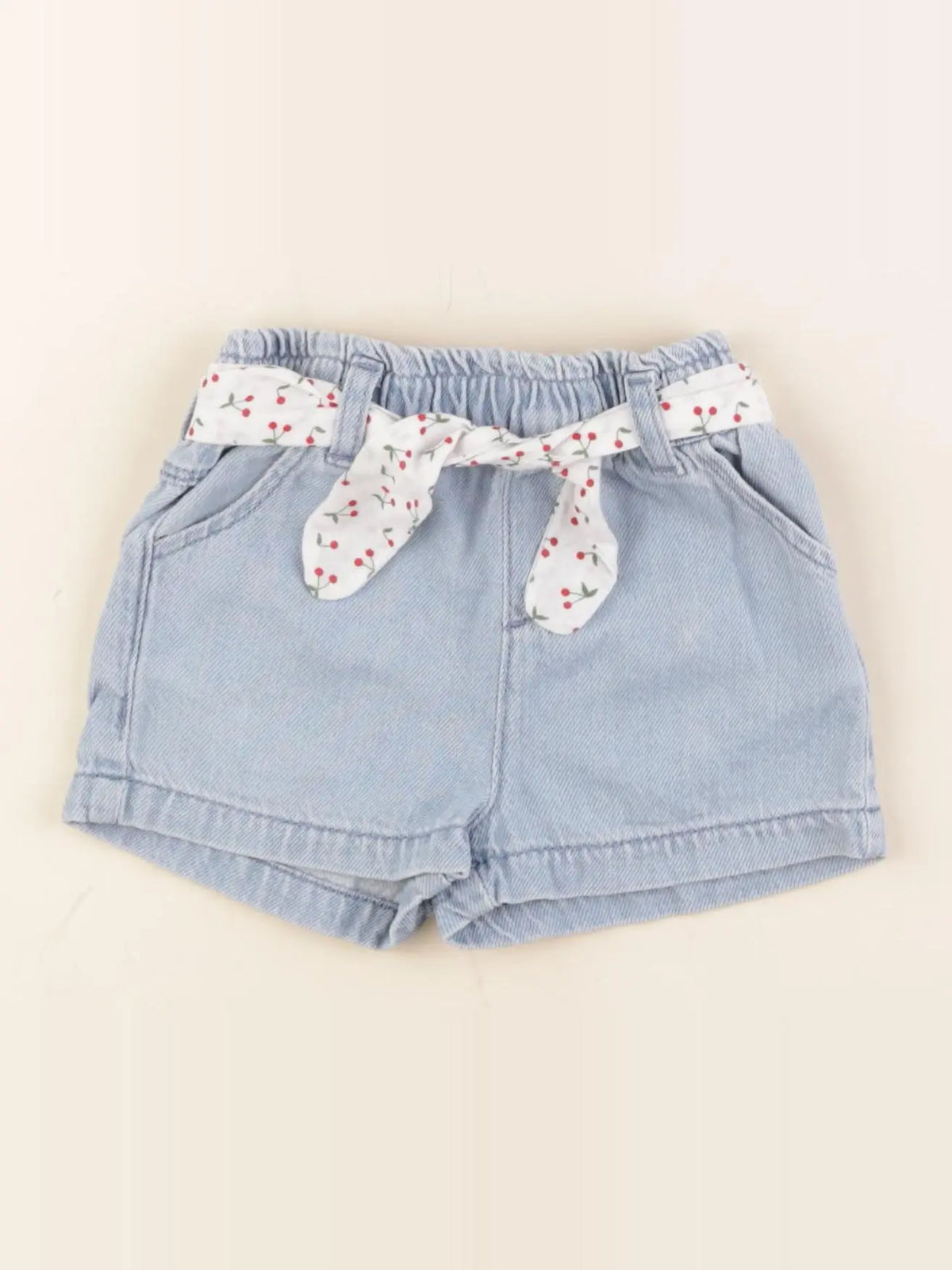 Vertbaudet - short bleu - 9 mois