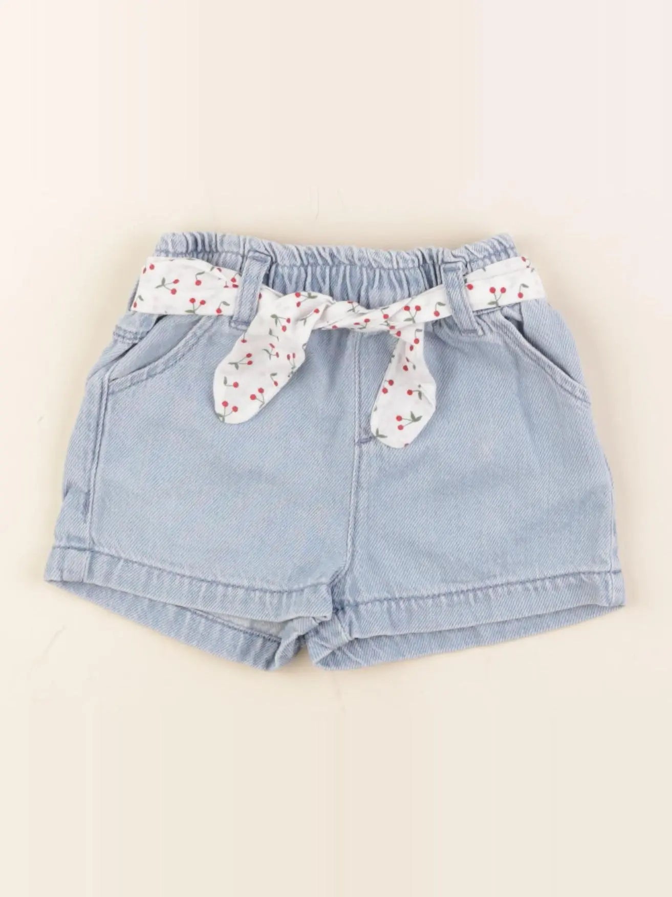 Vertbaudet - short bleu - 9 mois